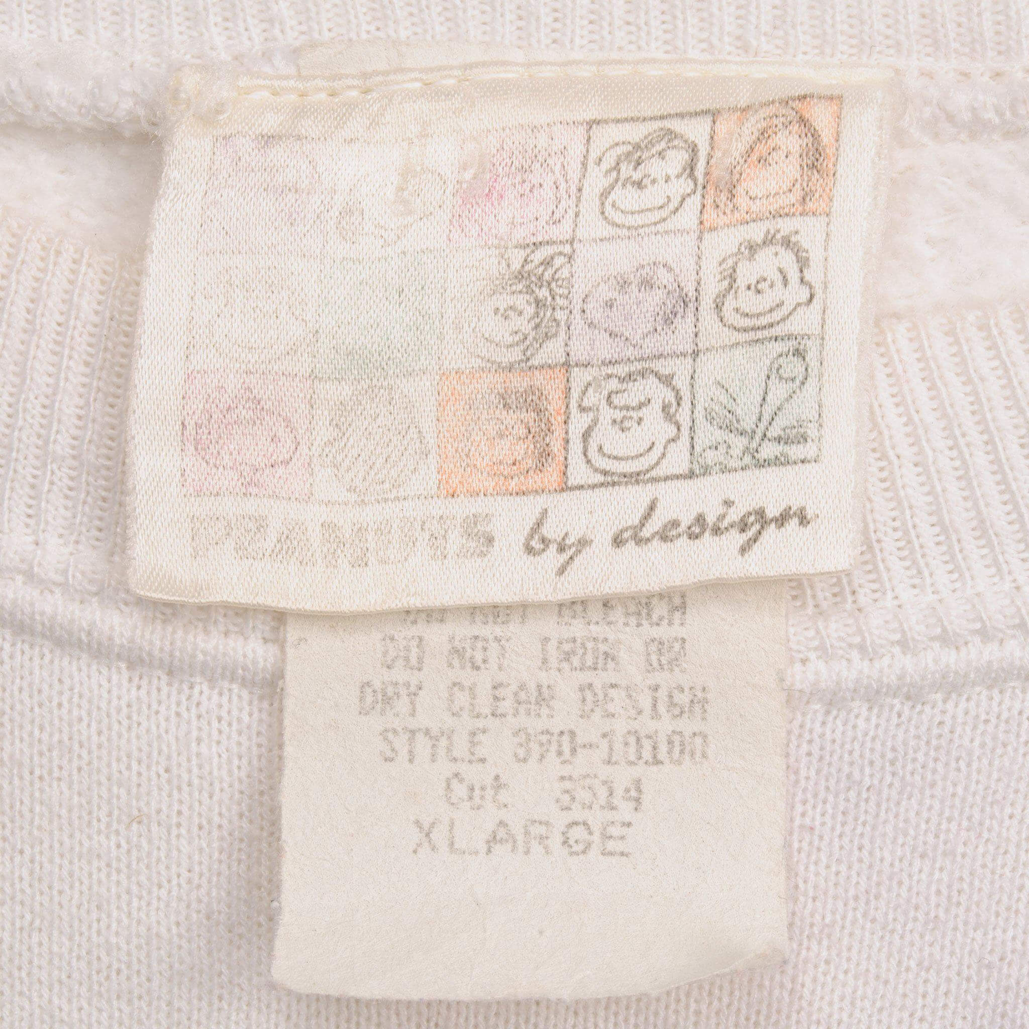 VINTAGE PEANUTS LUCY VAN PELT SWEATSHIRT 1970'S SIZE XL MADE IN USA