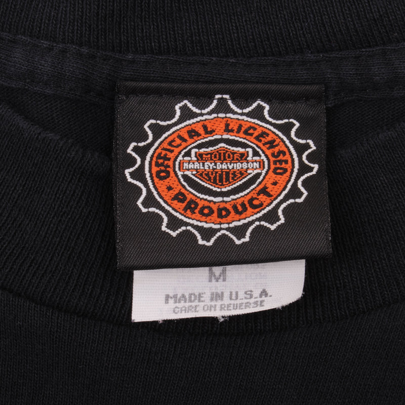 Vintage Harley Davidson Cafe Las Vegas Tee Shirt Size Medium Made In USA With Single Stitch Sleeves
