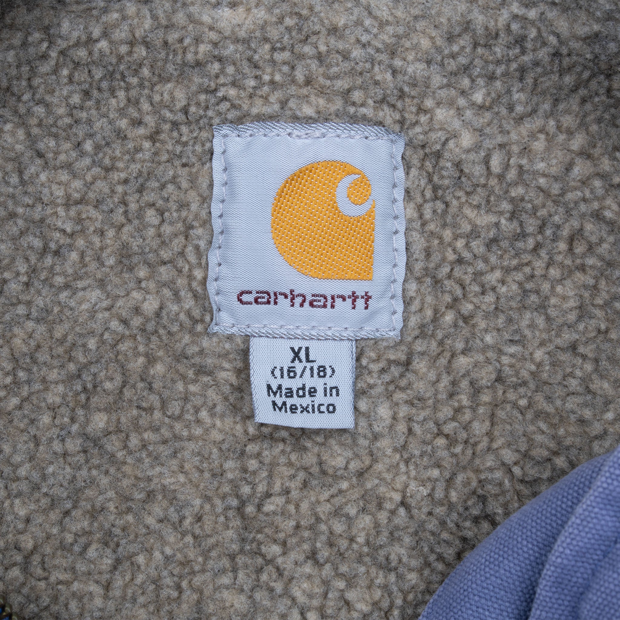 Vintage Carhartt Purple Sherpa Lined Woman Vest Jacket Wv001 Bdk Size XL