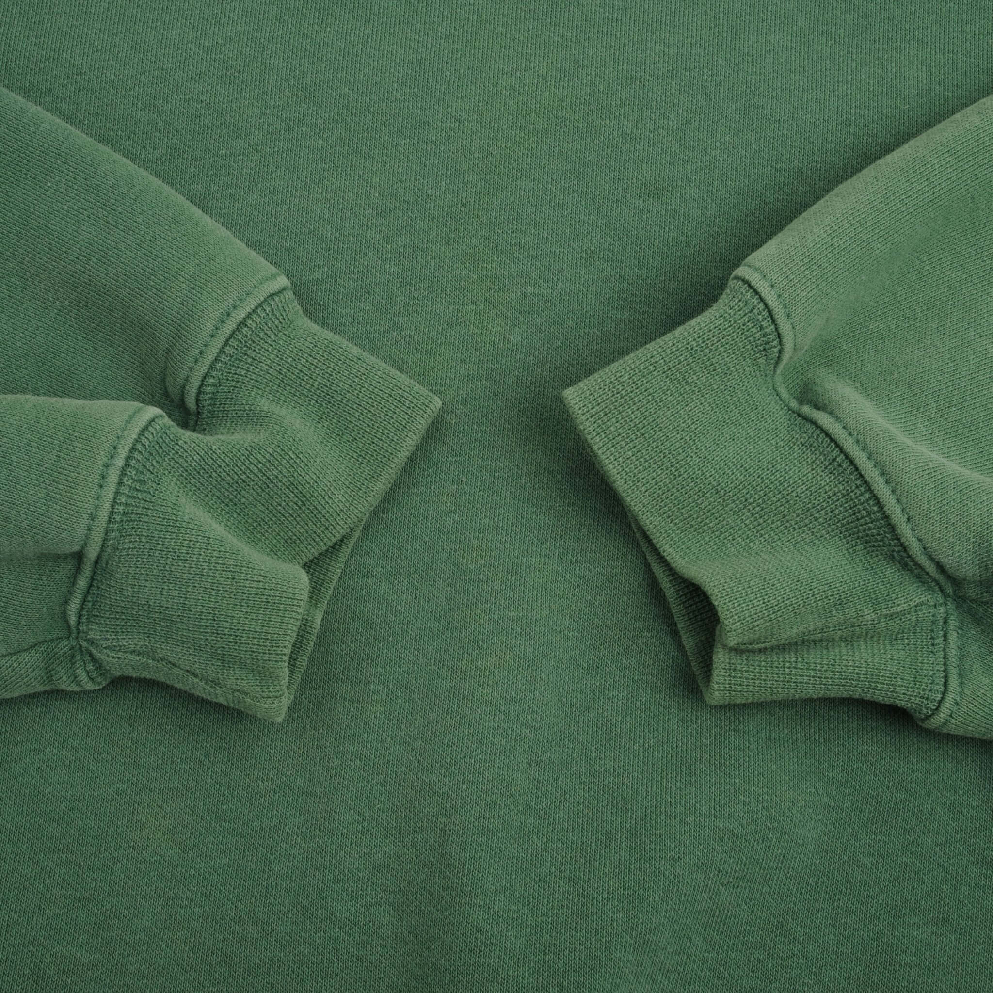 Vintage Nike Swoosh Green Crewneck Sweatshirt 1990S Size 2XL 