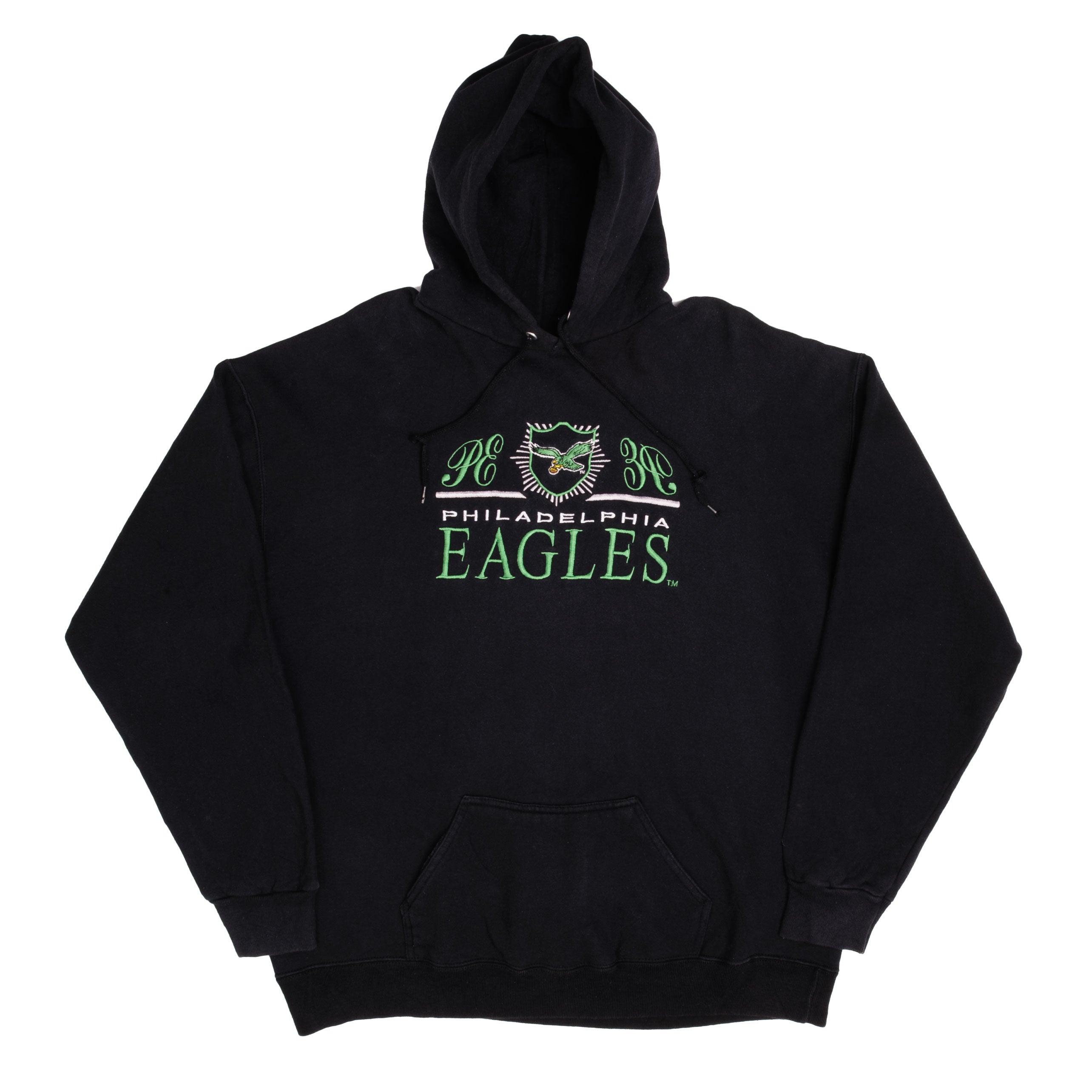 Vintage NFL Philadelphia Eagles Hoodie Sweatshirt Size XL Made in USA