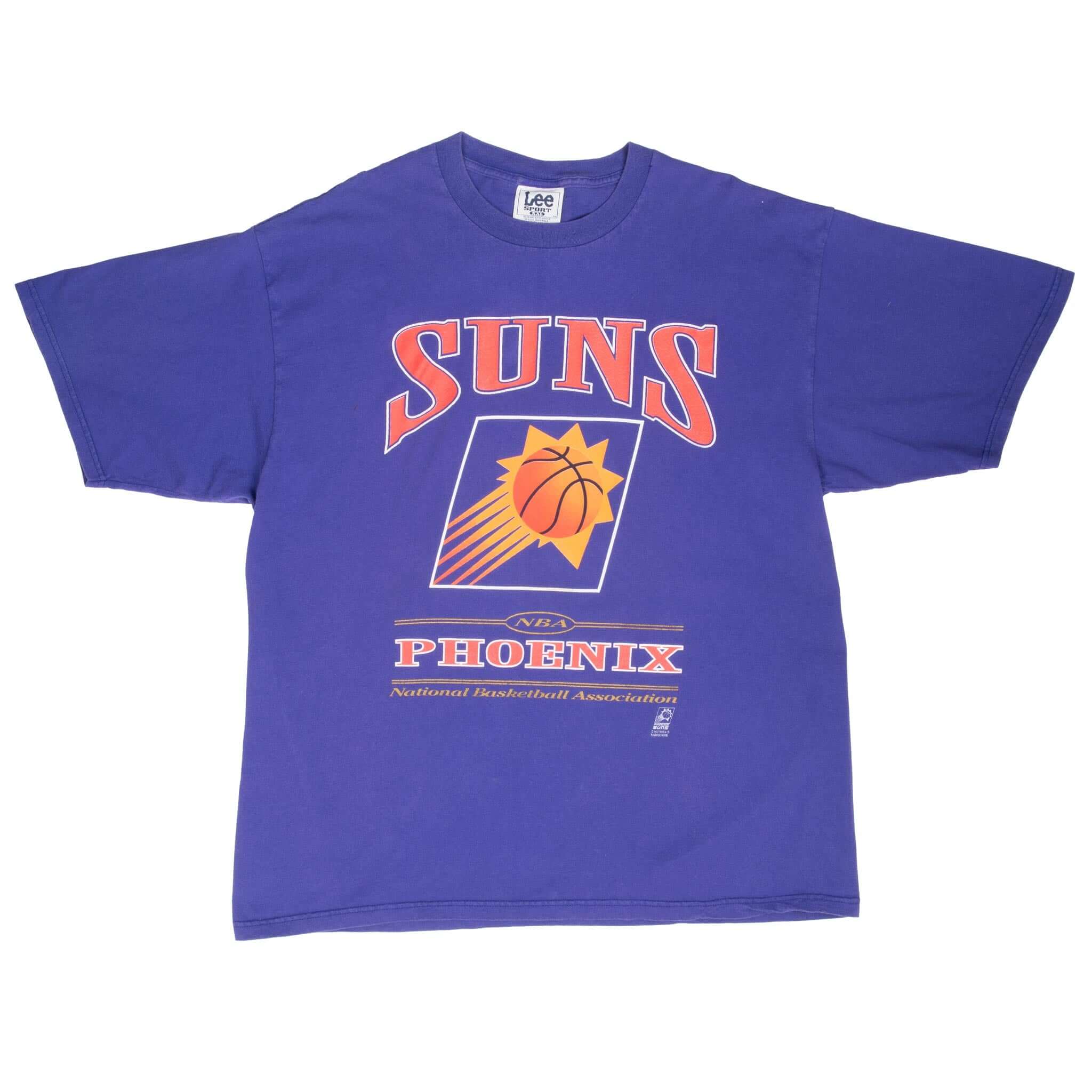 Vintage Nba Phoenix Suns 1990S Purple Tee Shirt Size 2XL