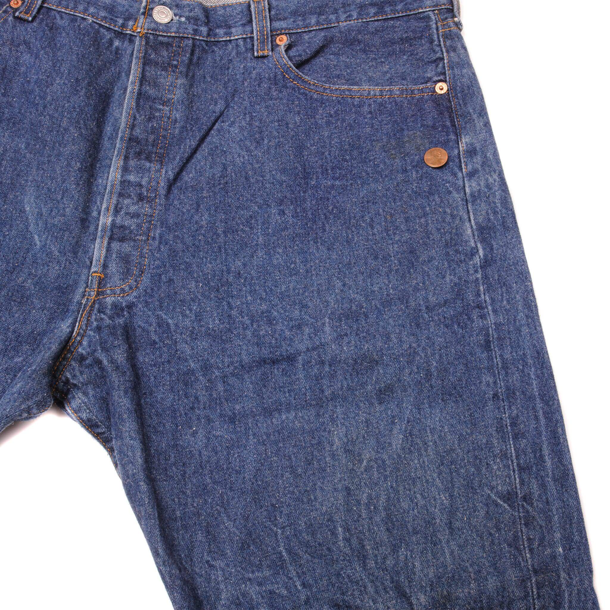 VINTAGE LEVIS 501 JEANS 1990s SIZE 41X29 W41 L29 MADE IN USA