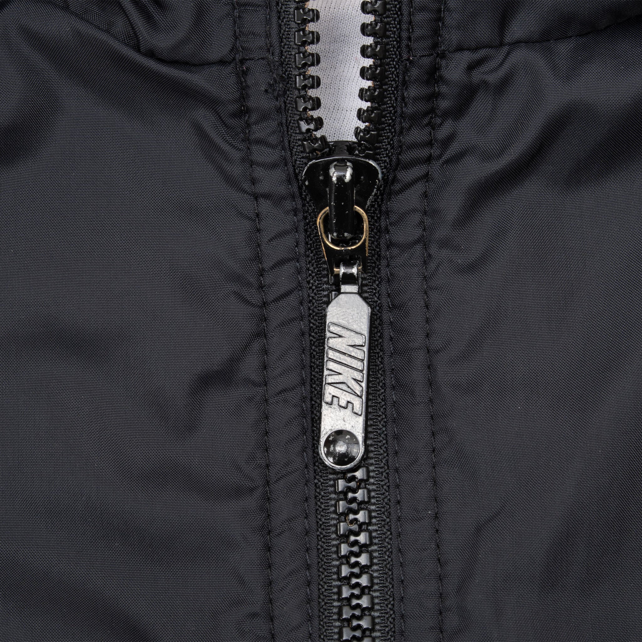 Vintage Nike Big Swoosh Black Red White Windbreaker Jacket 1990S Size Large