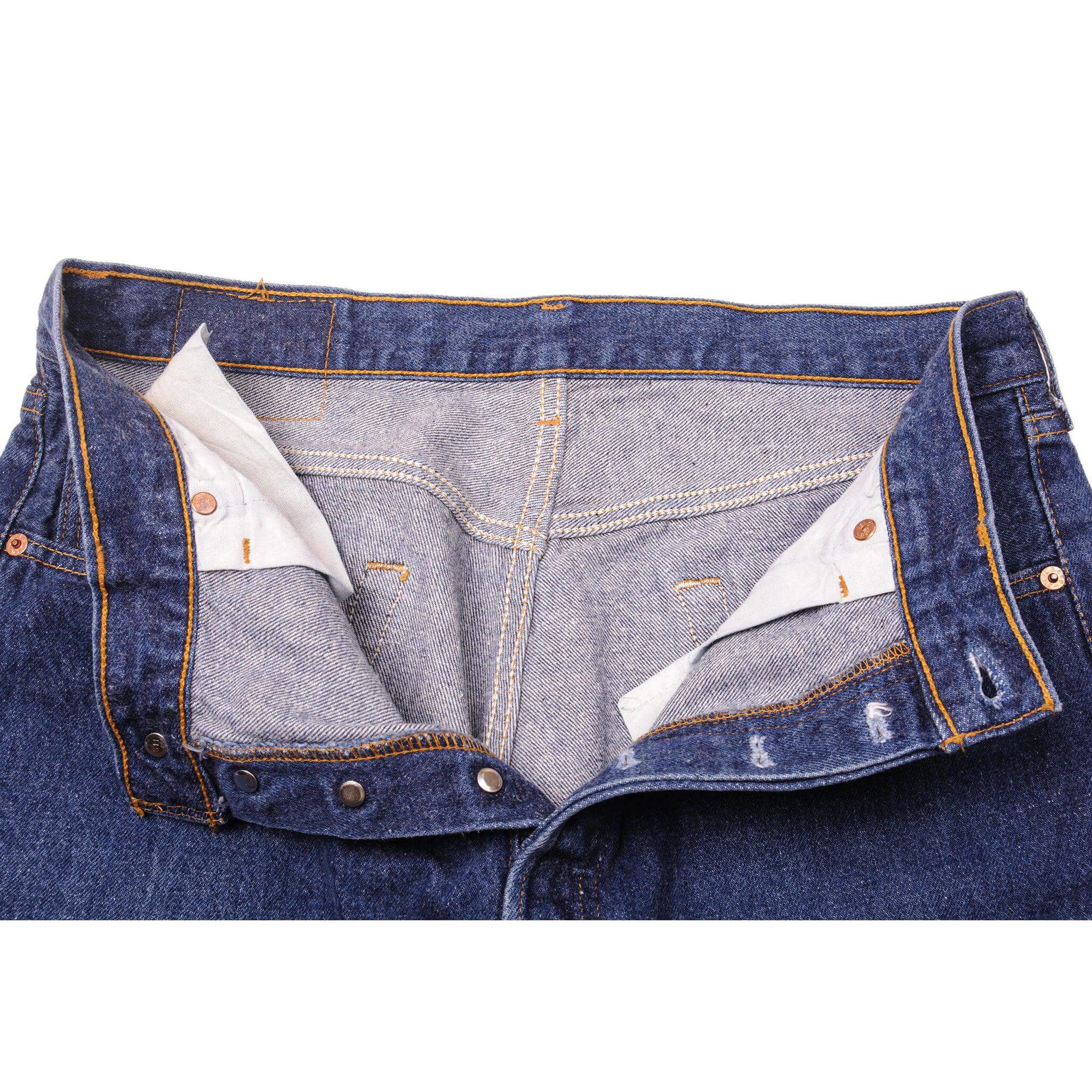 VINTAGE LEVIS 501 JEANS 1990S SIZE 33X33 W33 L33 MADE IN USA