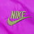 VINTAGE NIKE SWOOSH PURPLE GREEN WINDBREAKER JACKET LATE 1980S SMALL