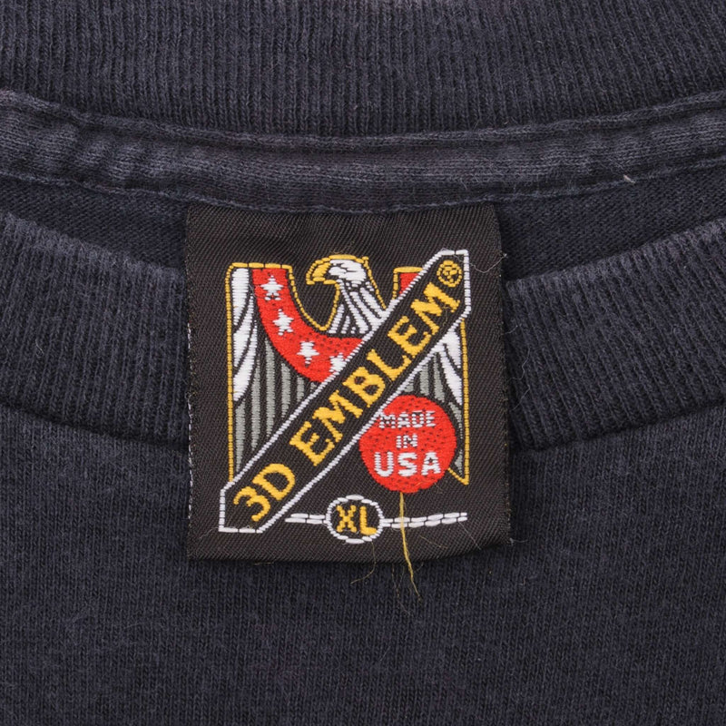 Vintage 3D Emblem Harley Davidson Tee Shirt 1993 Size XL Made In USA With Single Stitch Sleeves