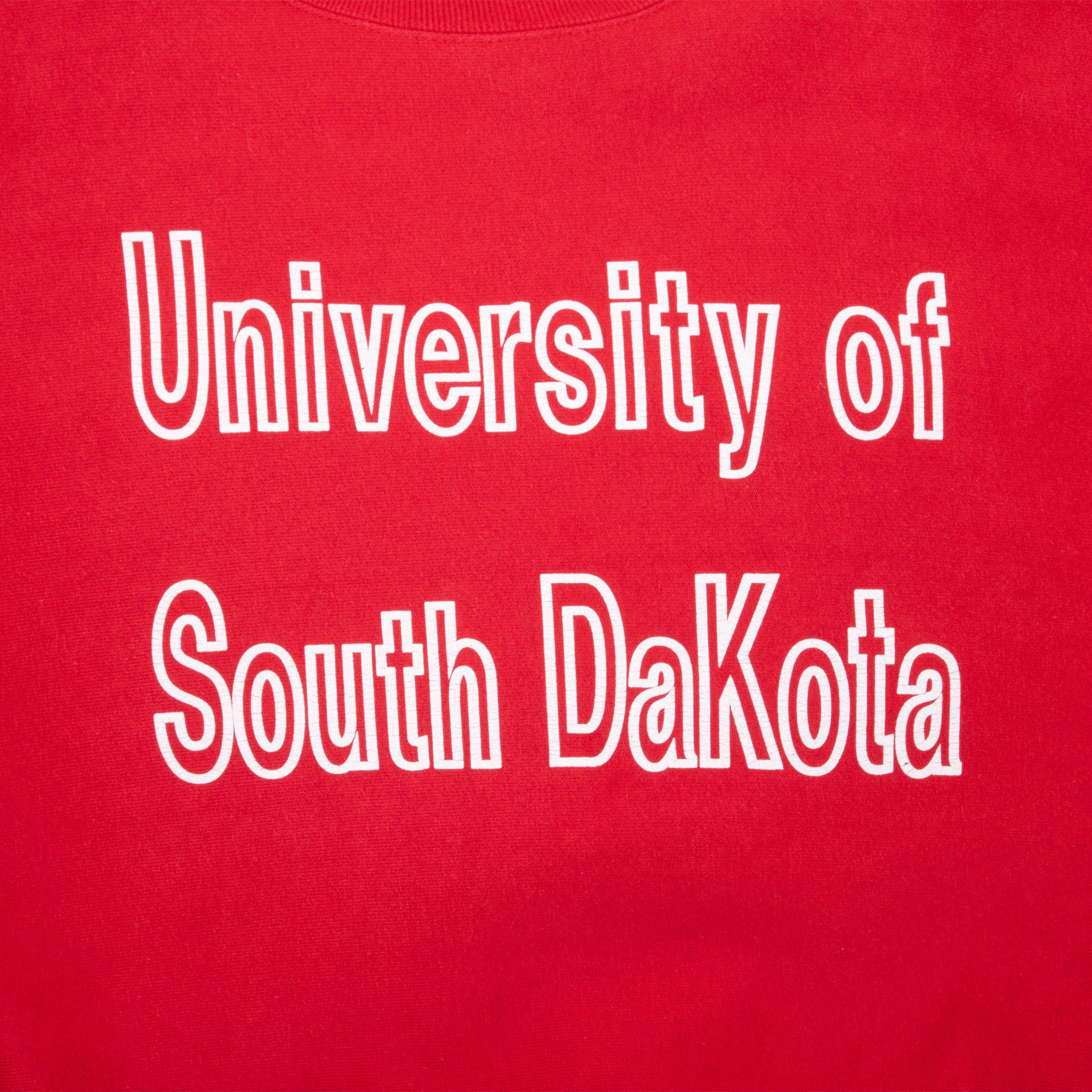 Vintage Reverse Weave Champion South Dakota University Sweatshirt 1990S Size 2XL