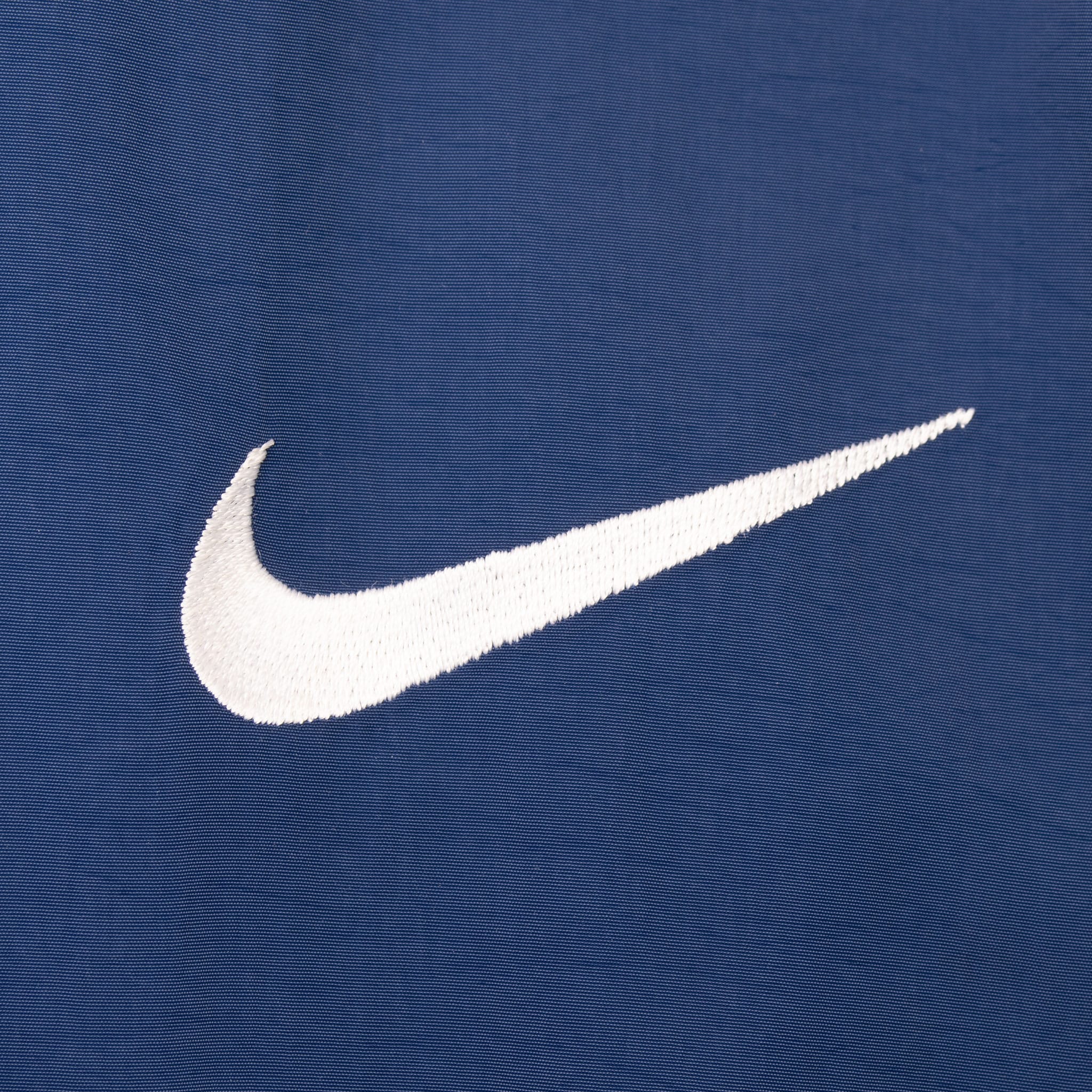 VINTAGE NIKE TEAM USA CLASSIC SWOOSH NAVY BLUE WINDBREAKER JACKET 1990S XL