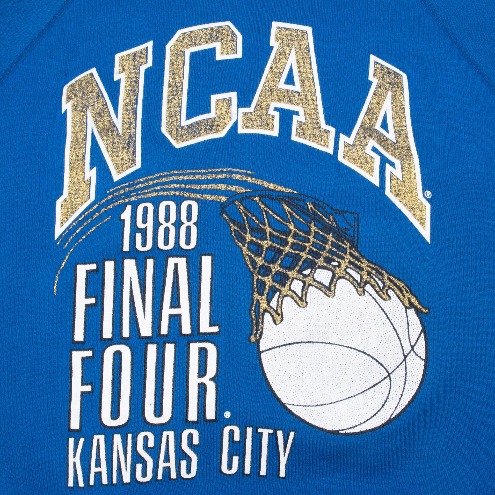 Vintage Ncaa Final Four Kansas City Sweatshirt 1988 Size Large