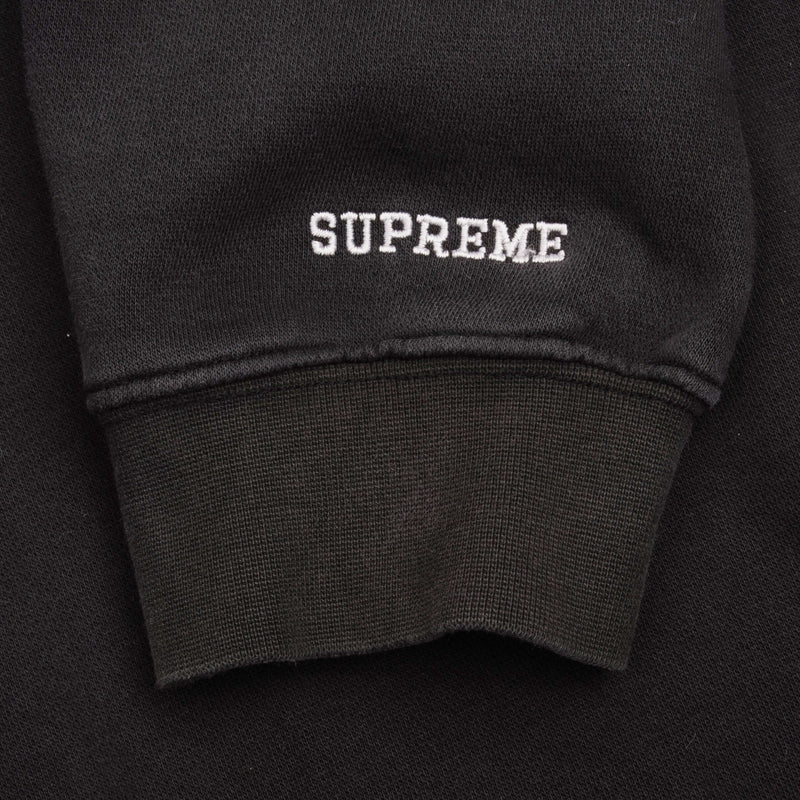 VINTAGE NIKE X SUPREME FW18 BLACK CREWNECK SWEATSHIRT SIZE