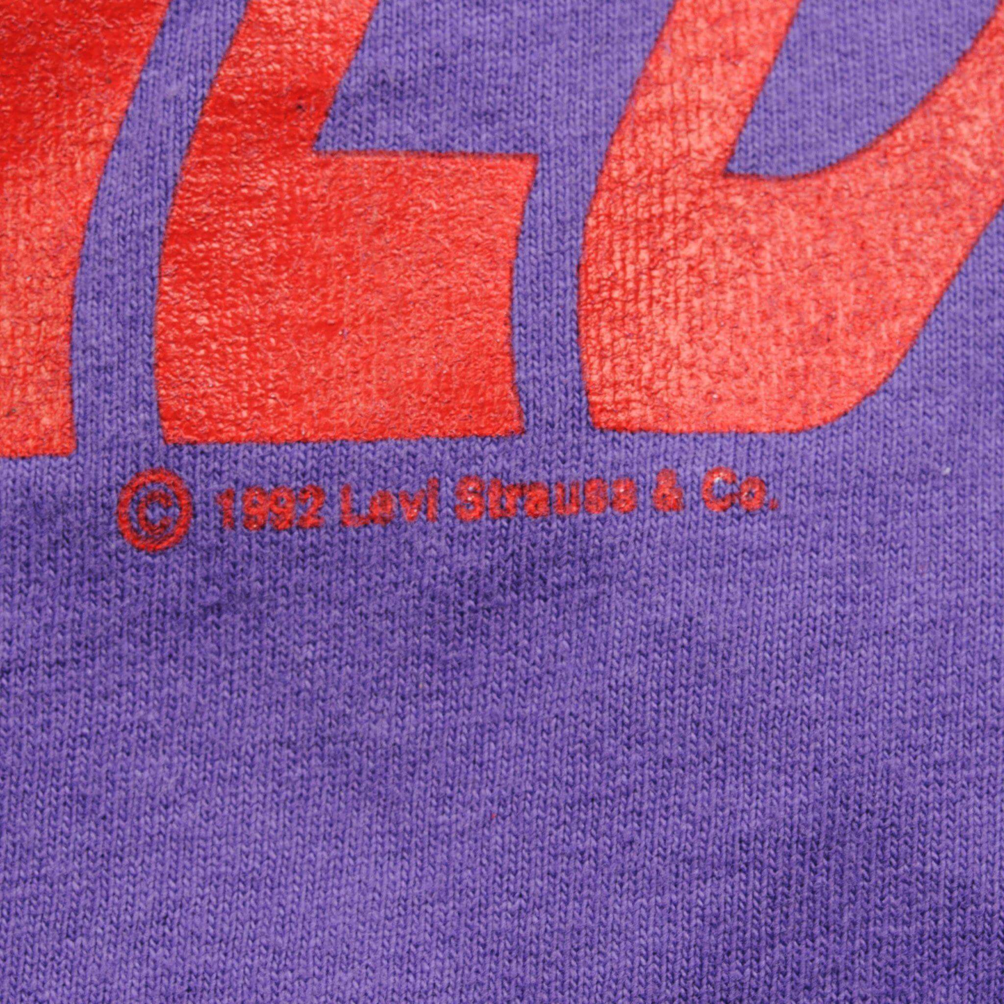 VINTAGE LEVI'S TEE SHIRT 1992 SIZE XL MADE IN USA