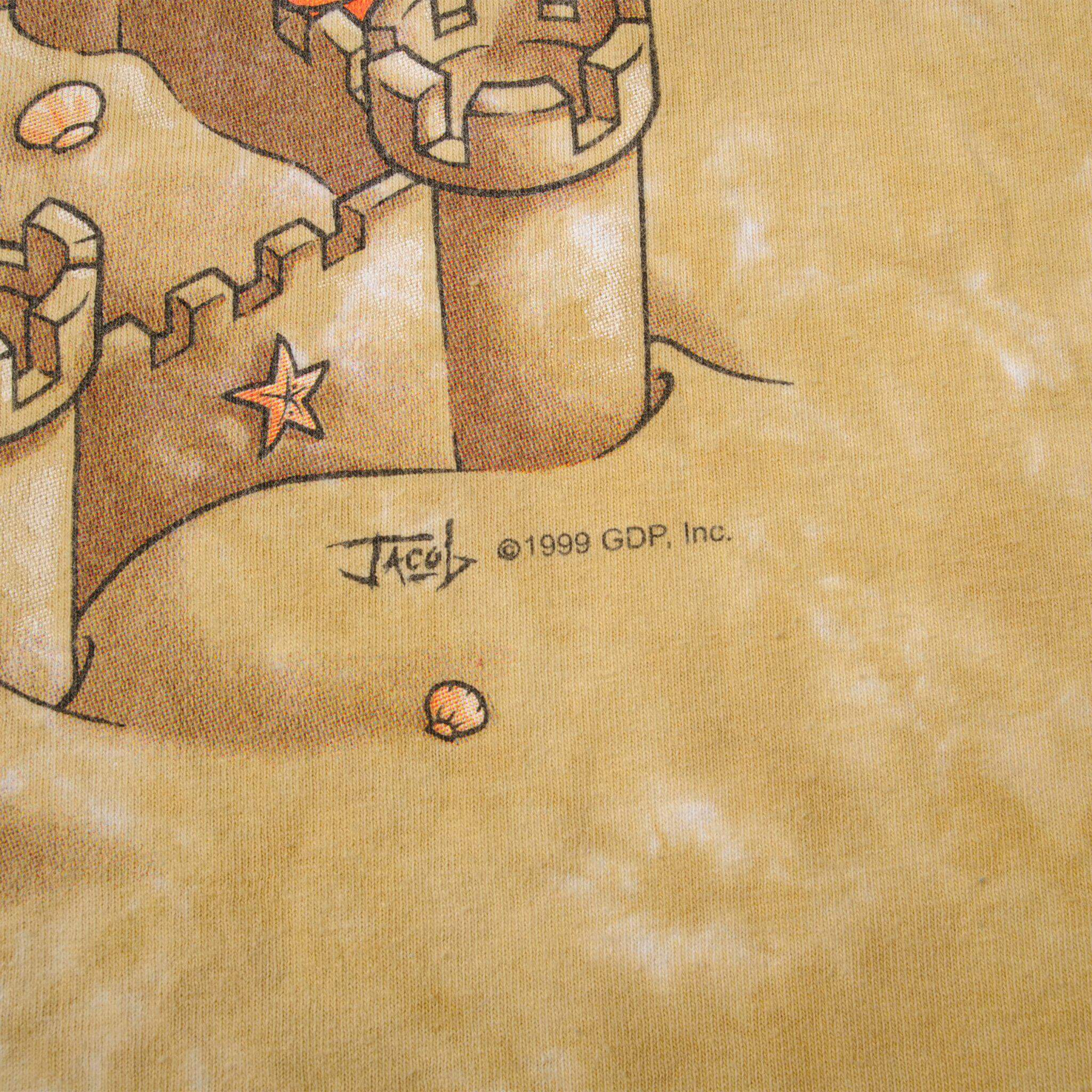 VINTAGE TIE-DYE THE GRATEFUL DEAD TEE SHIRT 1999 SIZE 2XL