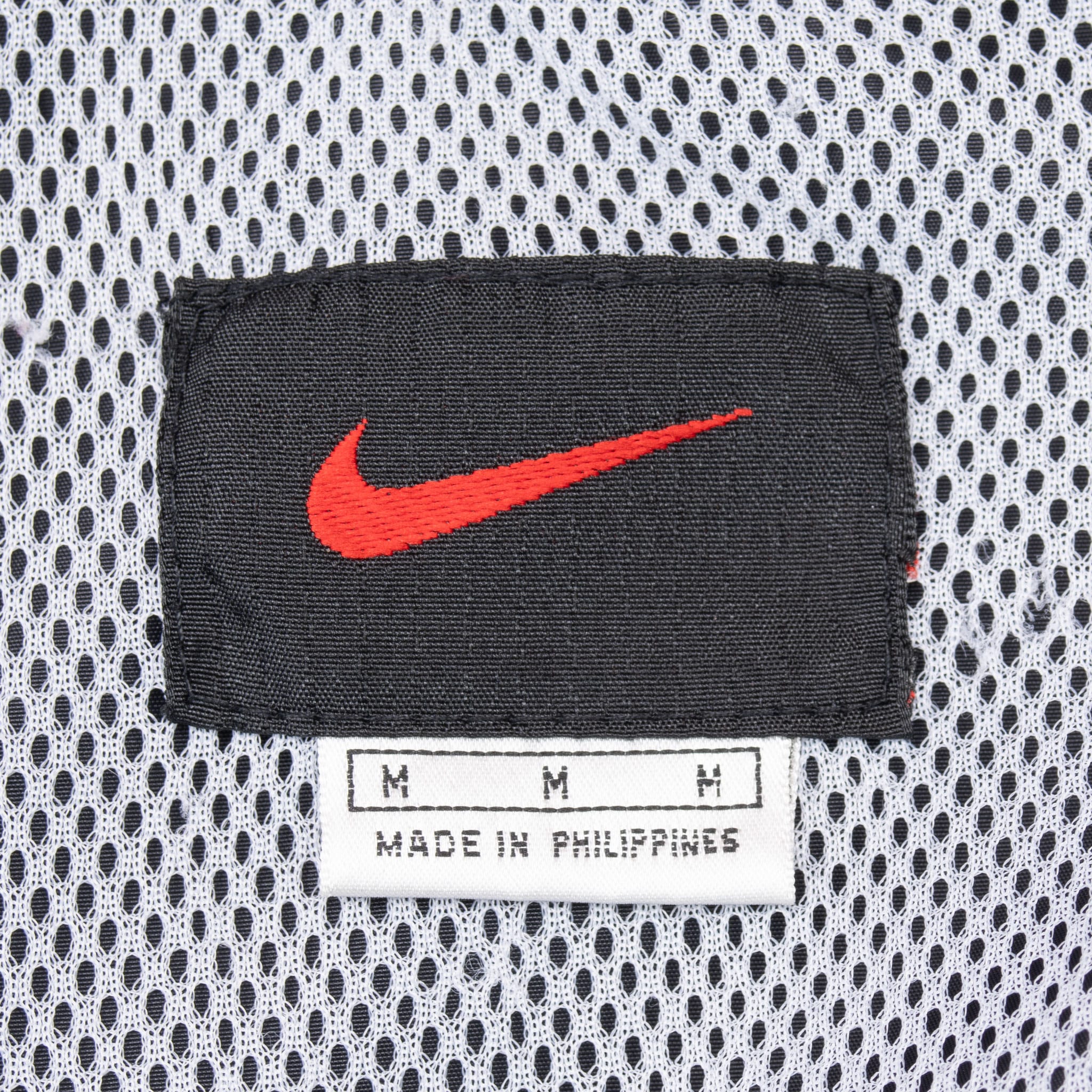 VINTAGE NIKE BLACK WINDBREAKER JACKET 1990S MEDIUM
