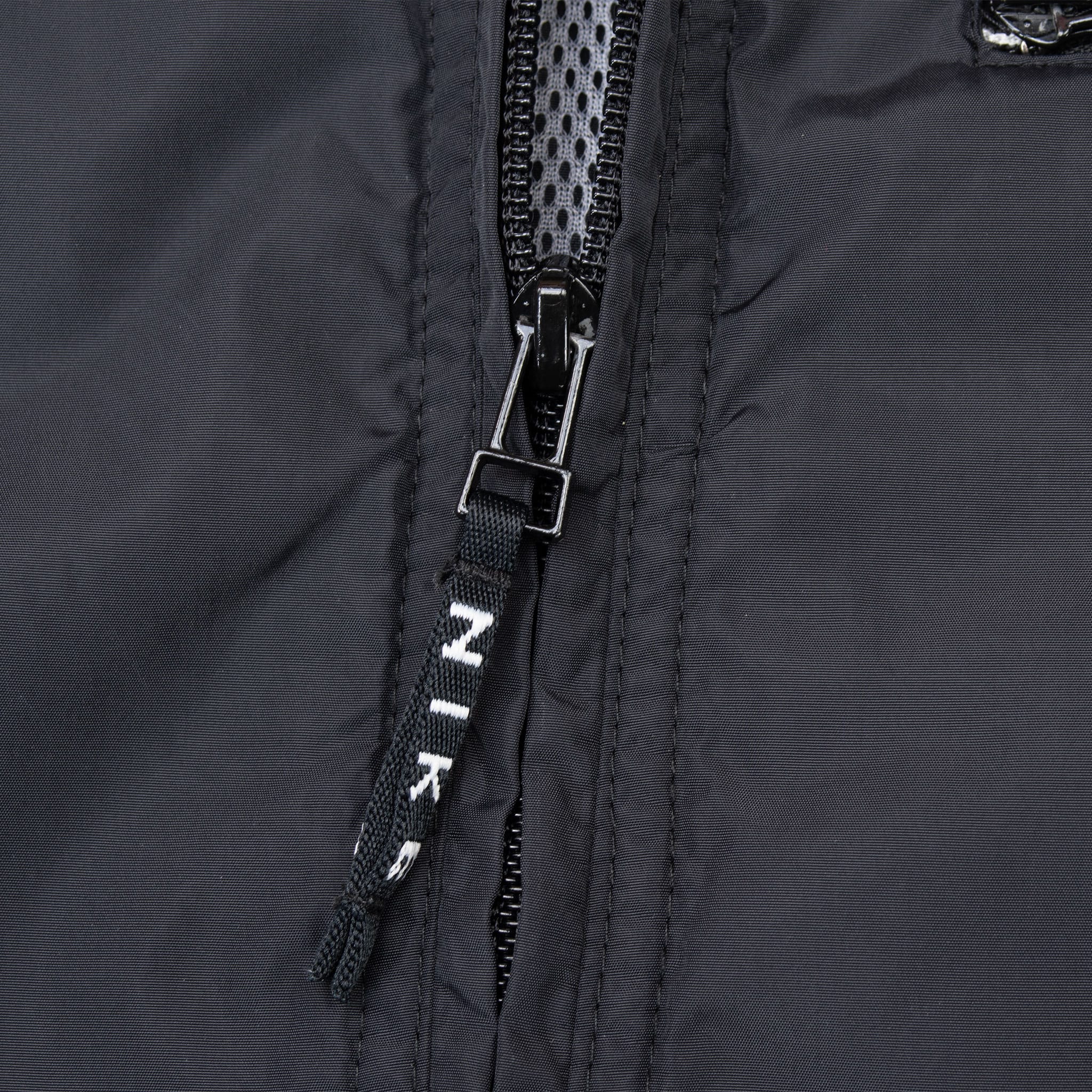VINTAGE NIKE BLACK WINDBREAKER JACKET 1990S MEDIUM