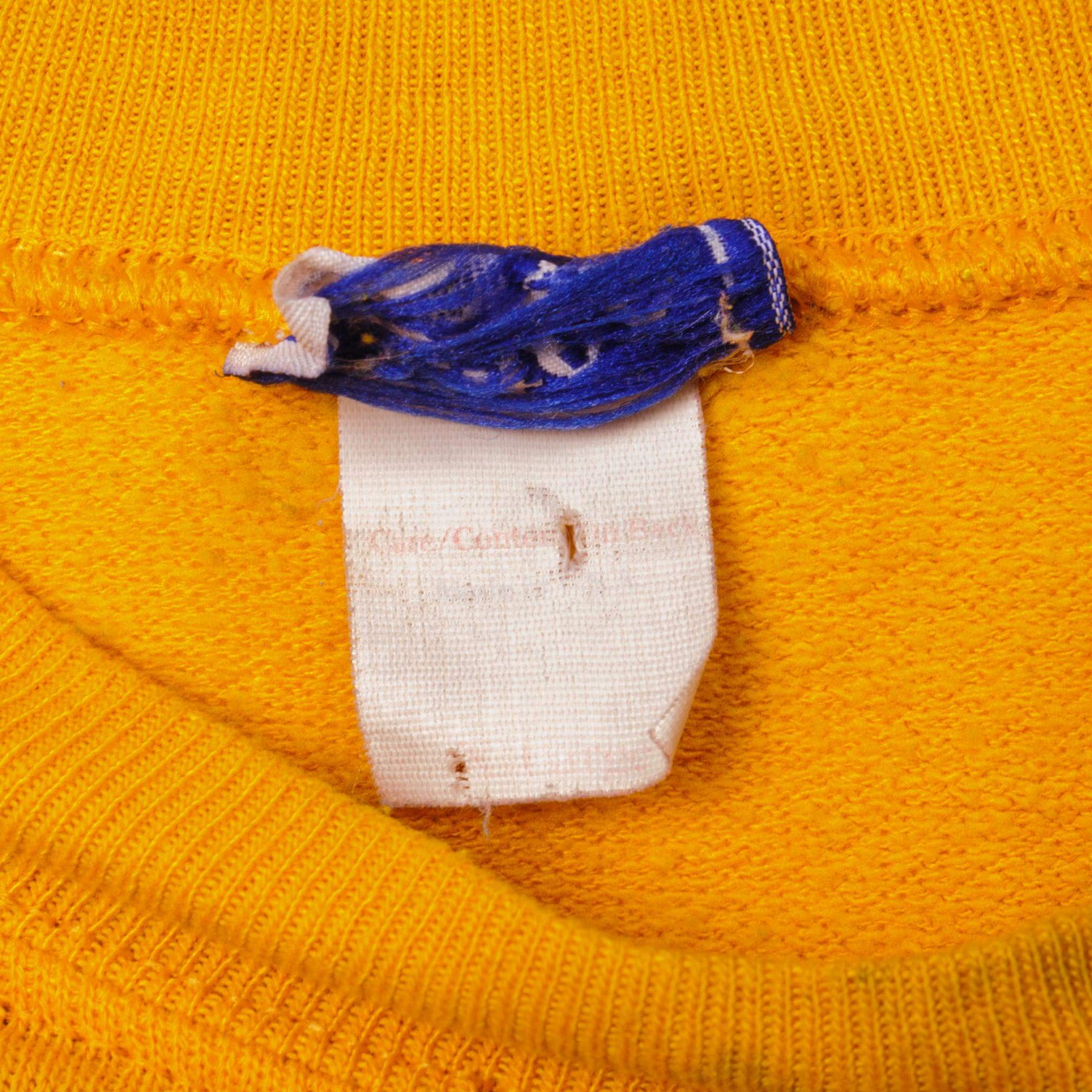 VINTAGE WEST VIRGINIA MOUNTAINEERS PULLOVER SIZE XL MADE IN USA 1980s