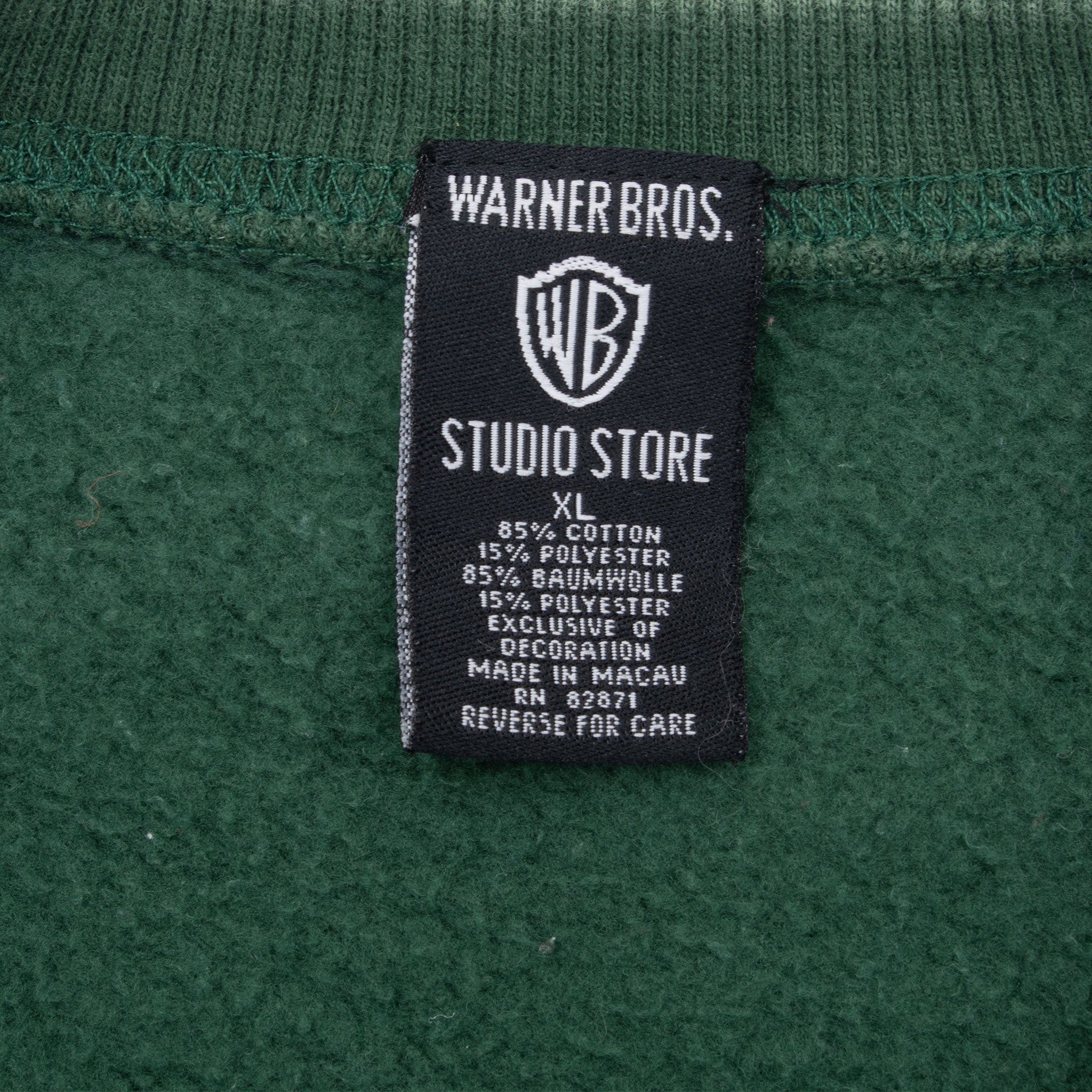 Vintage Warner Bros Looney Tunes Scooby Doo 1990S Sweatshirt Size XL