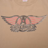 Vintage Aerosmith Nothing Can Stop This Rock World Tour 1999 Tee Shirt Size XL 