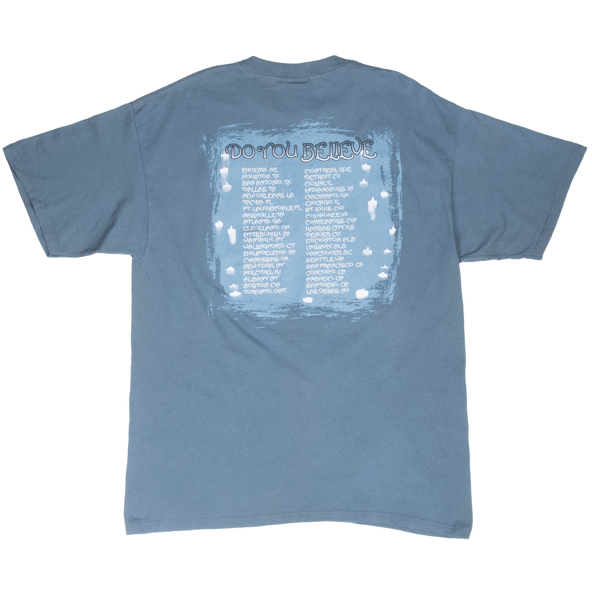 Vintage Cher Do You Believe 1990S Tee Shirt Size XL