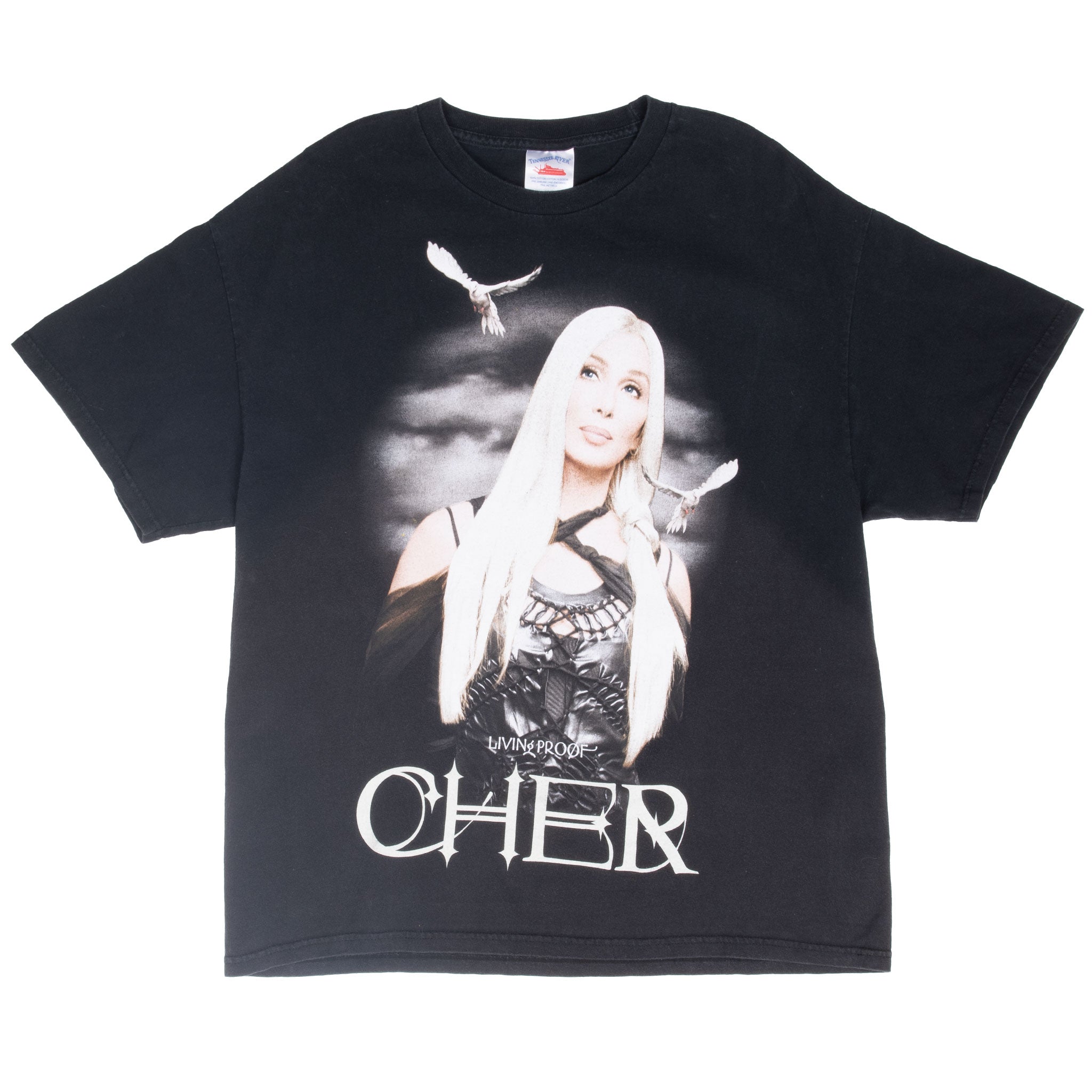 Vintage Cher Living Proof Farewell Tour 2003 Concert Tee Shirt Size XL