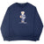 Vintage Ralph Lauren Polo Bear Teddy Bear Sweatshirt Size 2XL