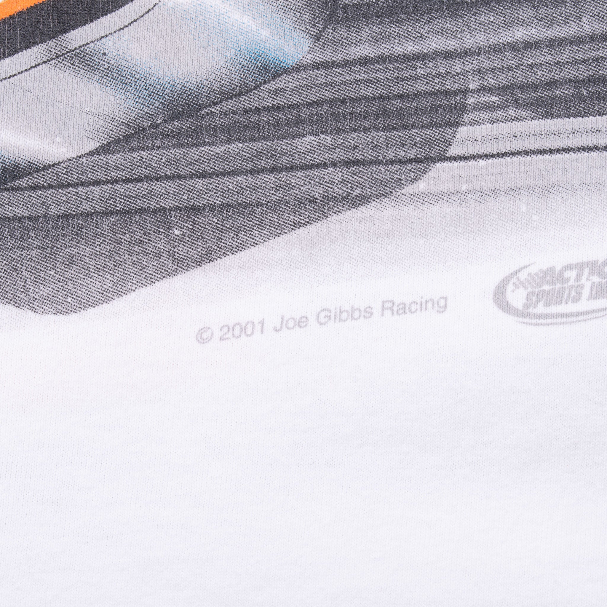 VINTAGE NASCAR ALL OVER PRINT TONY STEWART HOME DEPOT 2001 TEE SHIRT XL