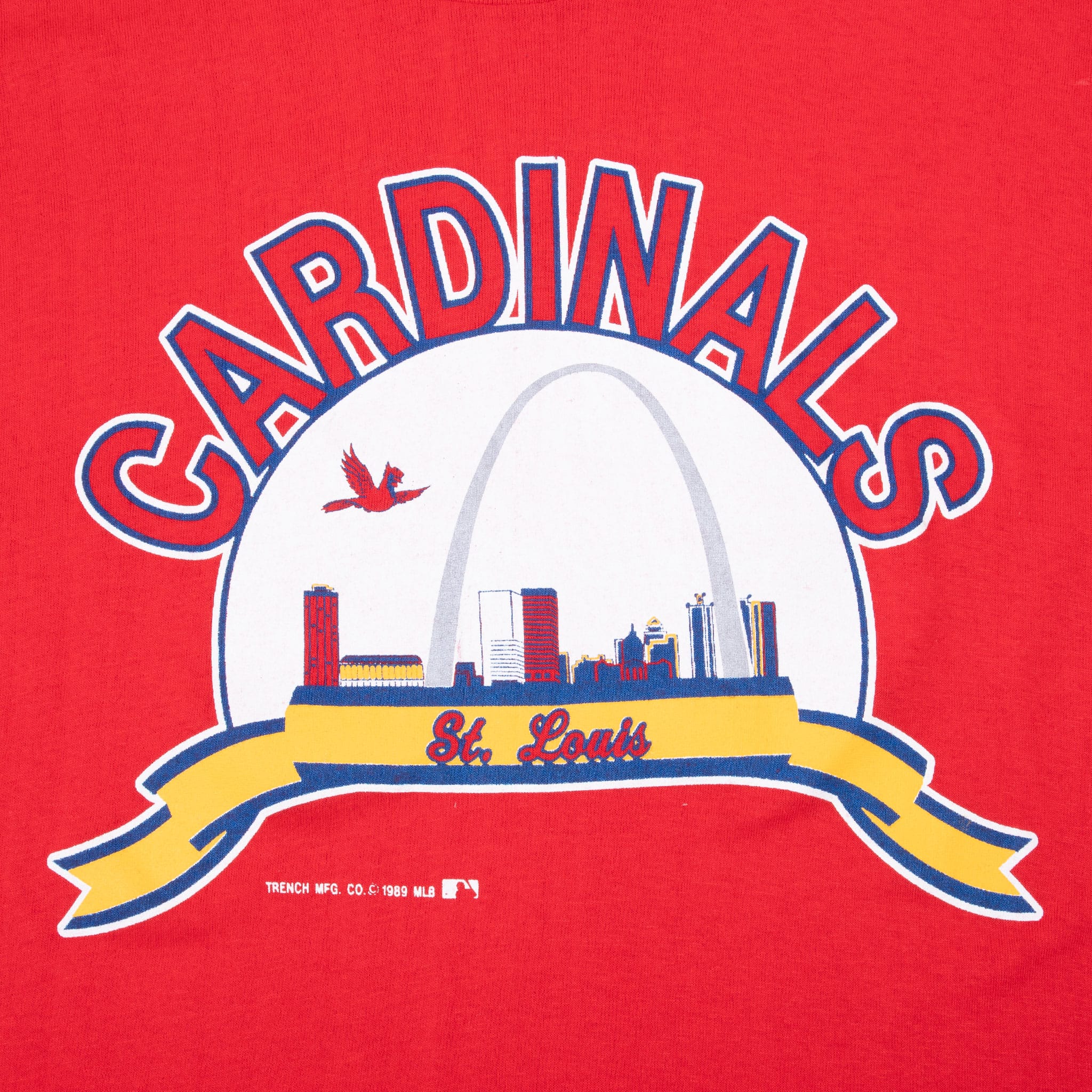 VINTAGE MLB ST LOUIS CARDINALS 1989 TEE SHIRT LARGE MADE IN USA