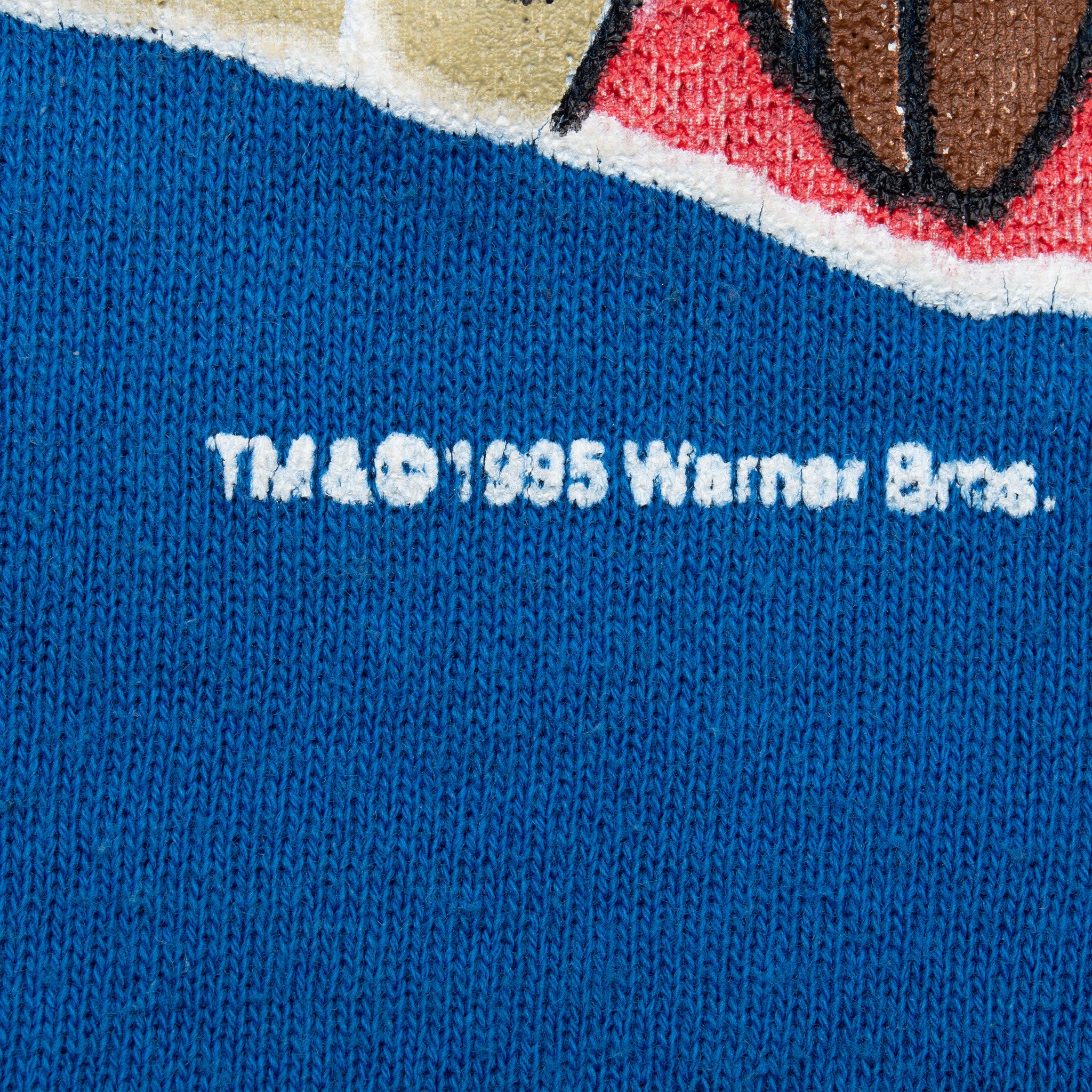 Vintage Looney Tunes Taz Tornado Sweatshirt 1995 Size XL