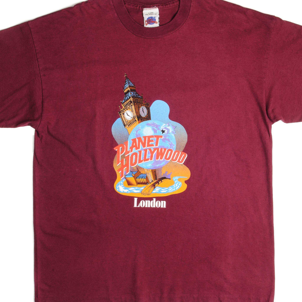 VINTAGE PLANET HOLLYWOOD LONDON TEE SHIRT 1990s SIZE XL