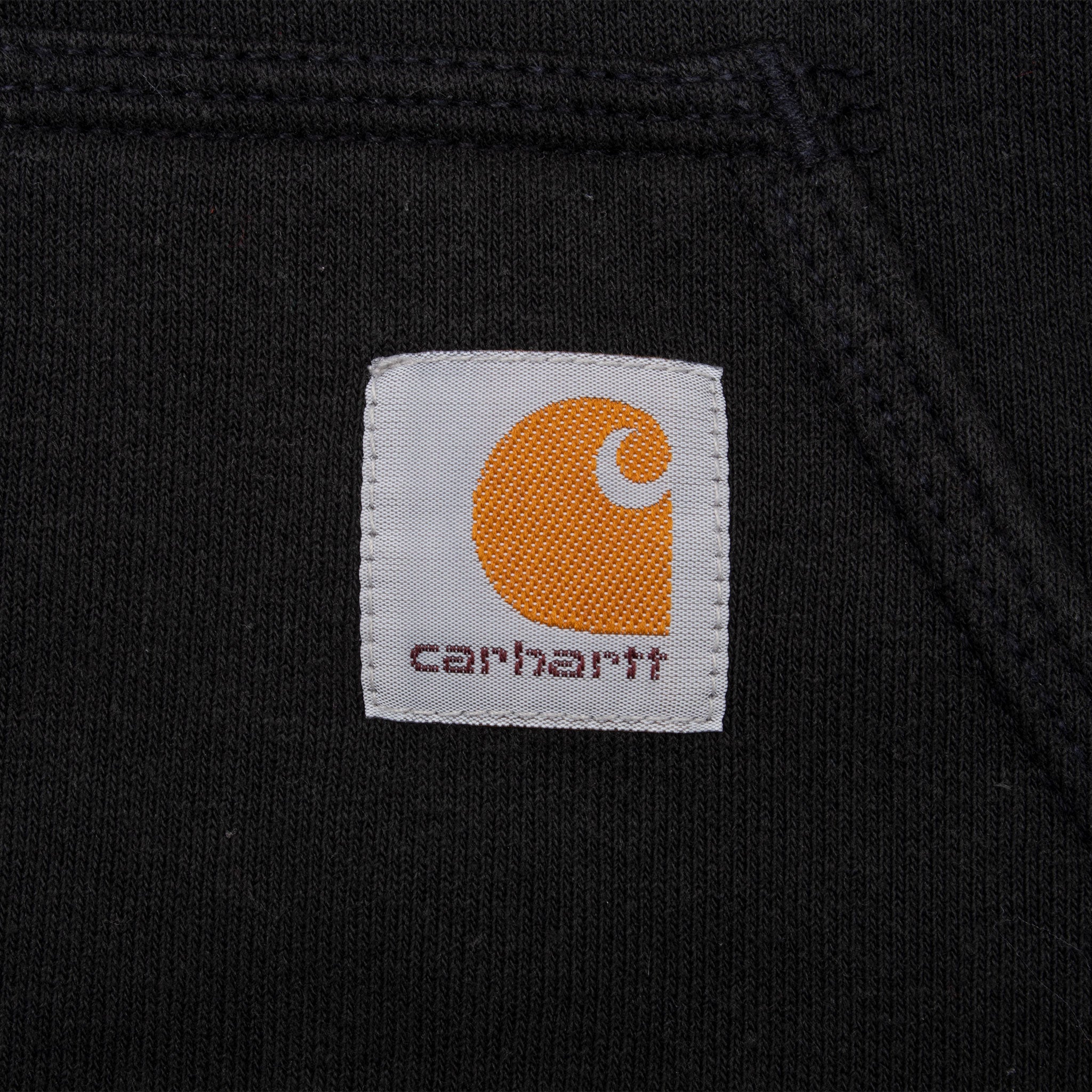 Vintage Carhartt Classic Black Hoodie Sweatshirt Size XS
