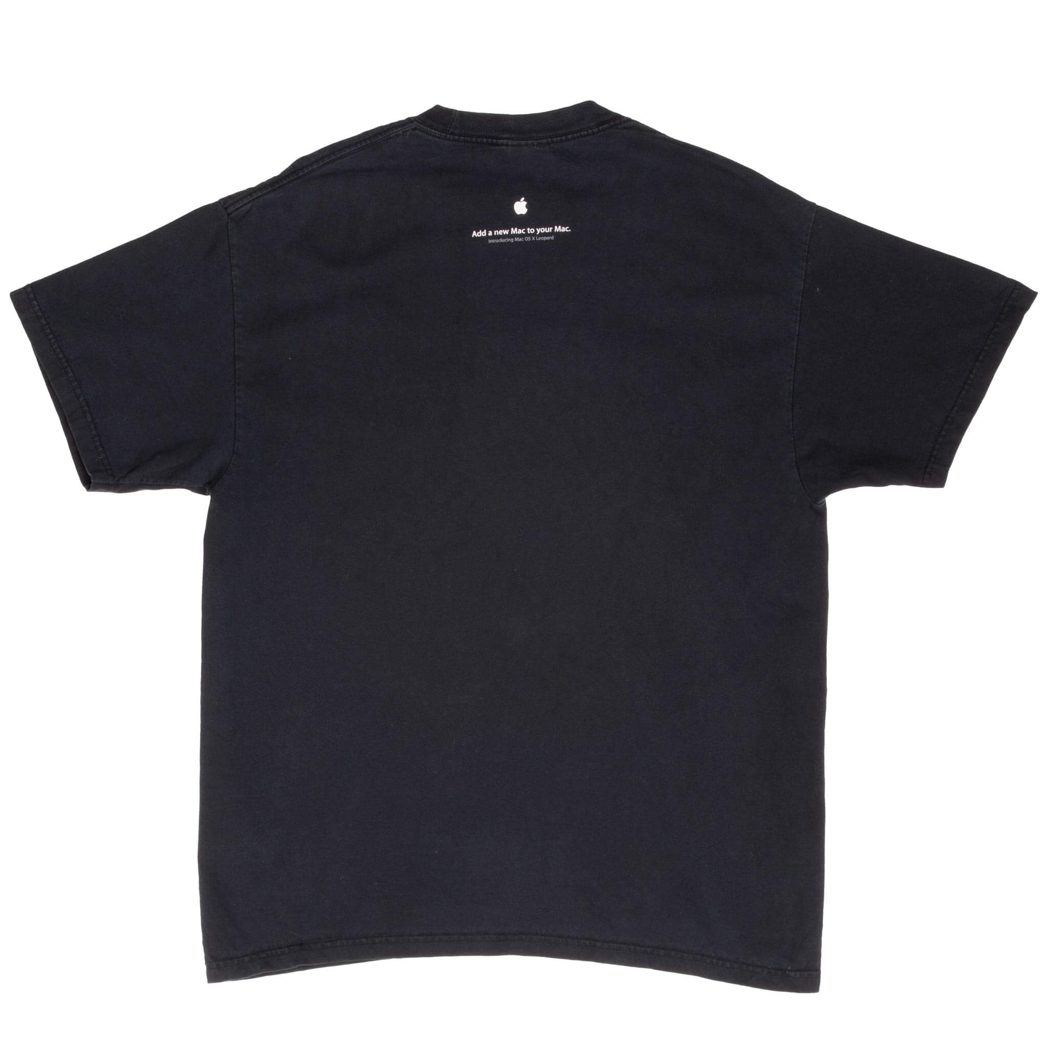 Vintage Apple Mac Os X Leopard 2007 Tee Shirt Size Large