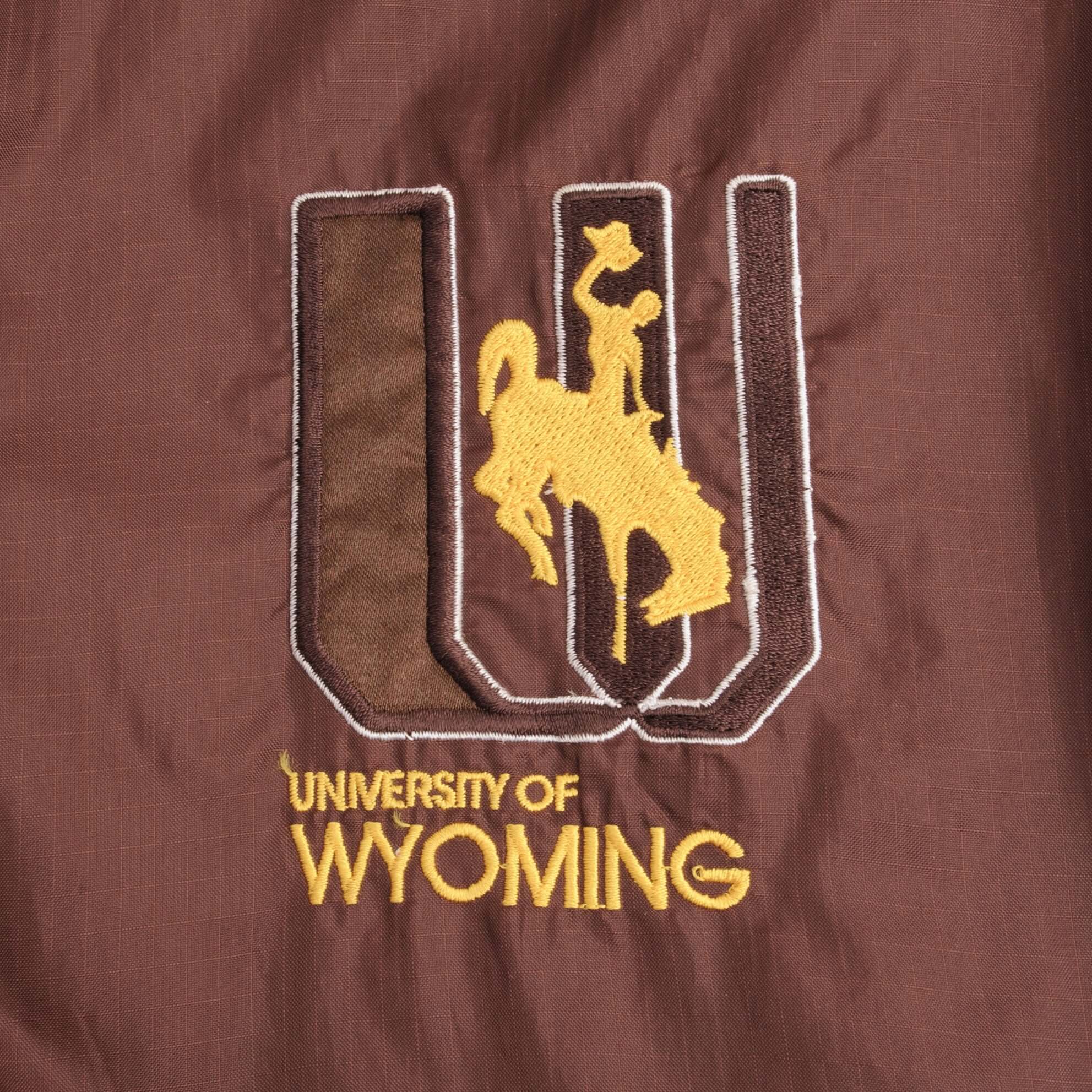 Vintage Ncaa University Of Wyoming 1990S Reversible Heavy Jacket Size Large