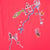 VINTAGE HAND PAINTED NATIVE PETROGLYPH ART TEE SHIRT BY ELLI 1993 LARGE MADE USA