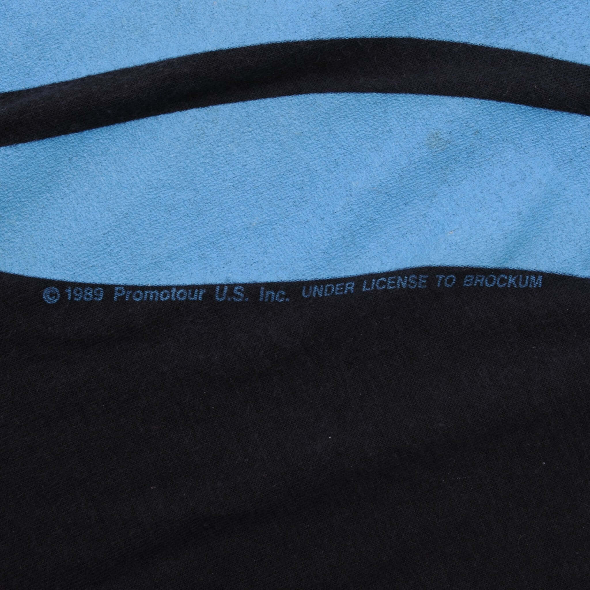 Vintage Rolling Stones The North American Tour Brockum Tee Shirt 1989 Size Small Made in USA With Single Stitch Sleeves 