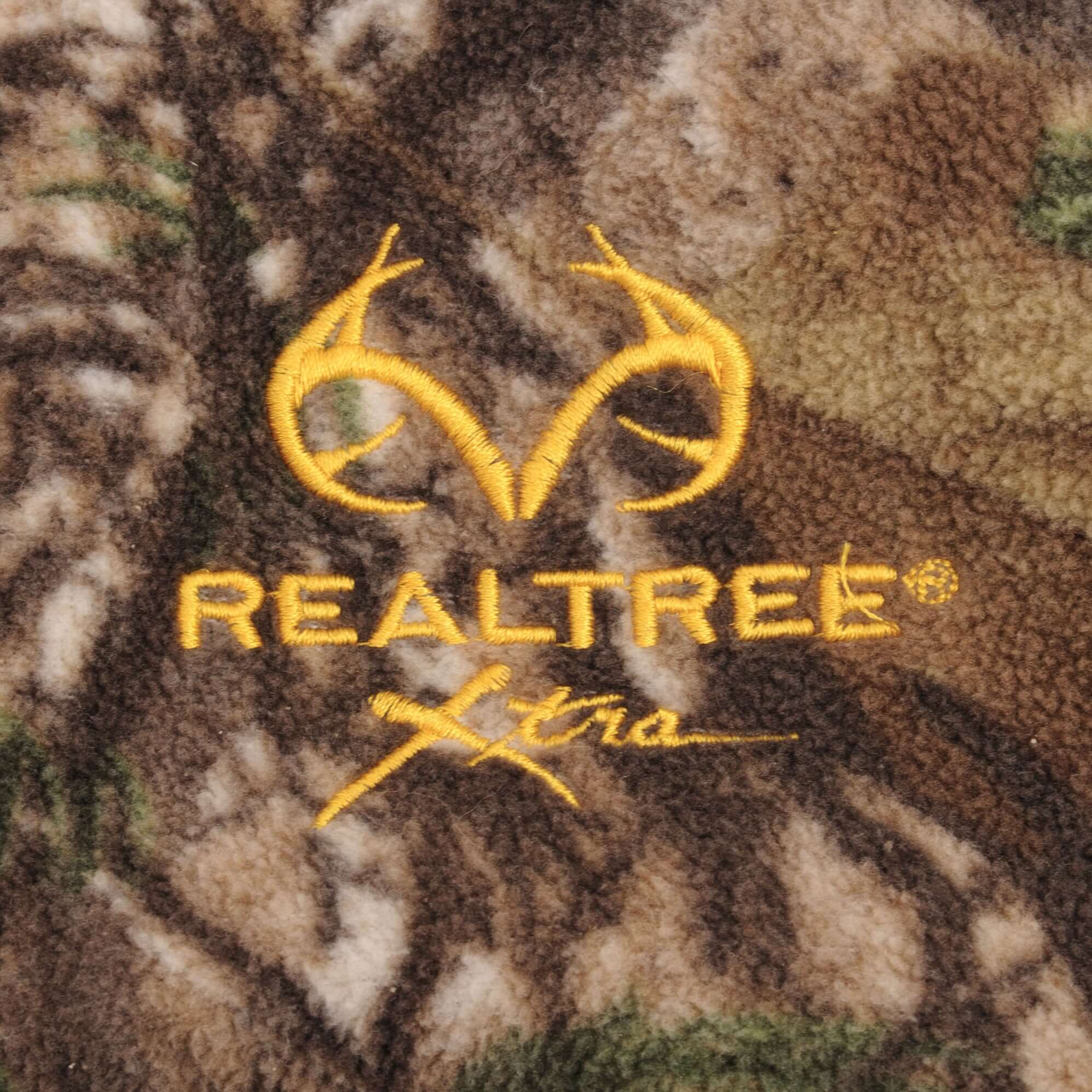 Vintage Realtree Xtra Camo Hunting Fleece Jacket Size Medium