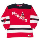 Vintage Disney Mickey Mouse 1990S Red Long Sleeve Tee Shirt Size XL