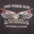 Vintage Black Harley Davidson Hi-Way Cafe Tee Shirt 2001 Size XL 