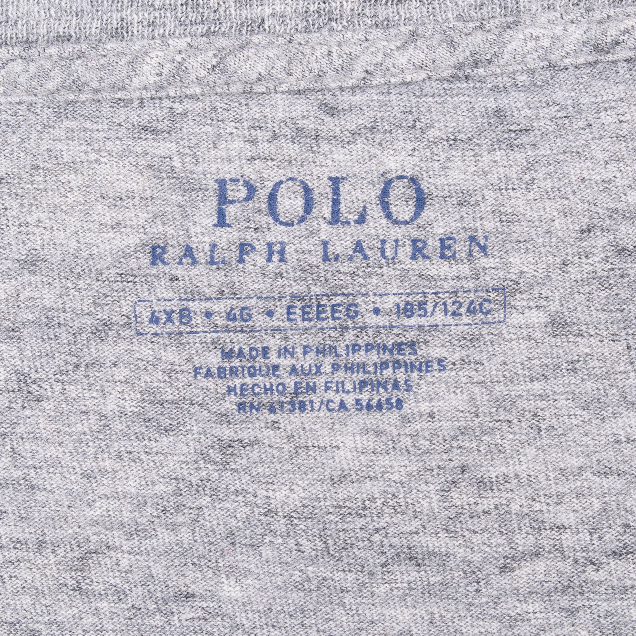 Vintage Ralph Lauren Polo Bear Ski Tee Shirt Size 4XL Big