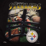 VINTAGE NFL PITTSBURGH STEELERS TEE SHIRT 1995 SIZE XL MADE IN USA