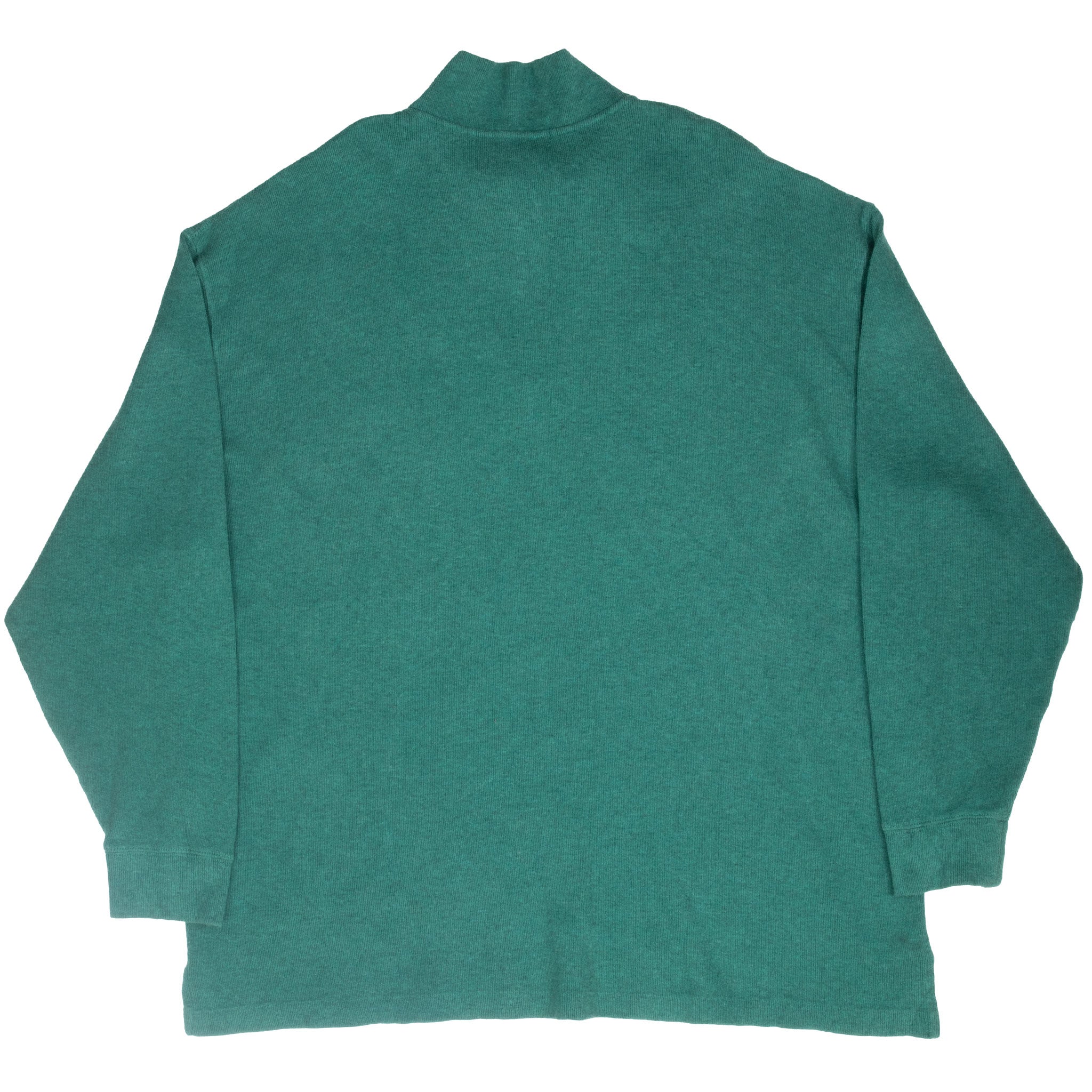 Vintage Polo Ralph Lauren Green Quarter 1/4 Zip Sweater Size 2Xl Big