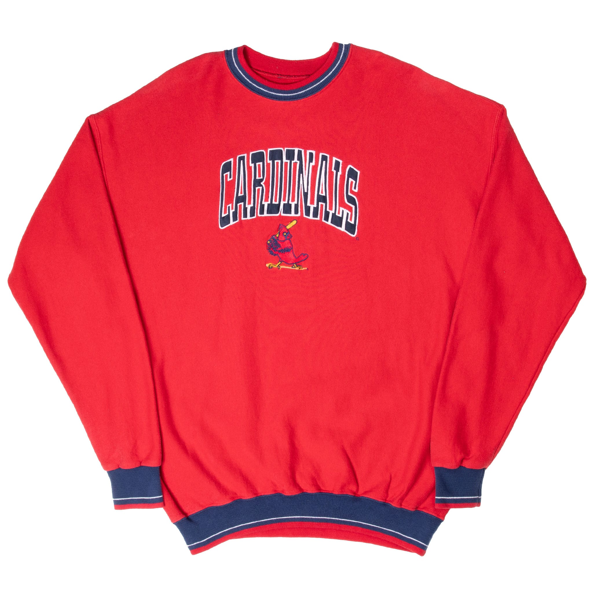VINTAGE MLB ST LOUIS CARDINALS LEGENDS ATHLETIC SWEATSHIRT 1990S XL MADE IN USA
