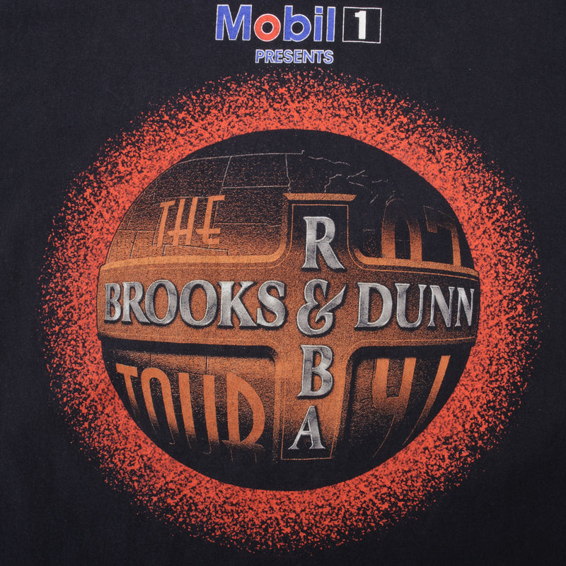 Vintage Brooks & Dunn Reba McEntire 1997 Tee Shirt Size Large Made In USA With Single Stitch Sleeves