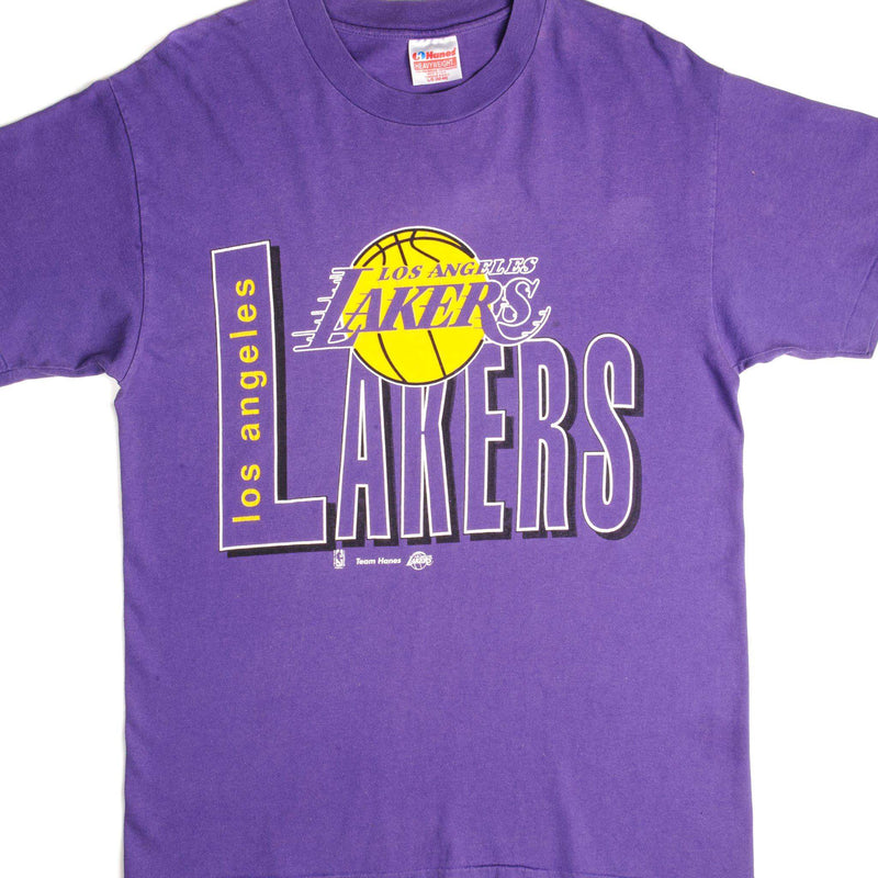VINTAGE NBA LOS ANGELES LAKERS TEE SHIRT SIZE MEDIUM MADE IN USA