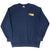 VINTAGE NIKE SWOOSH NAVY BLUE SWEATSHIRT LATE 1980S SIZE LARGE
