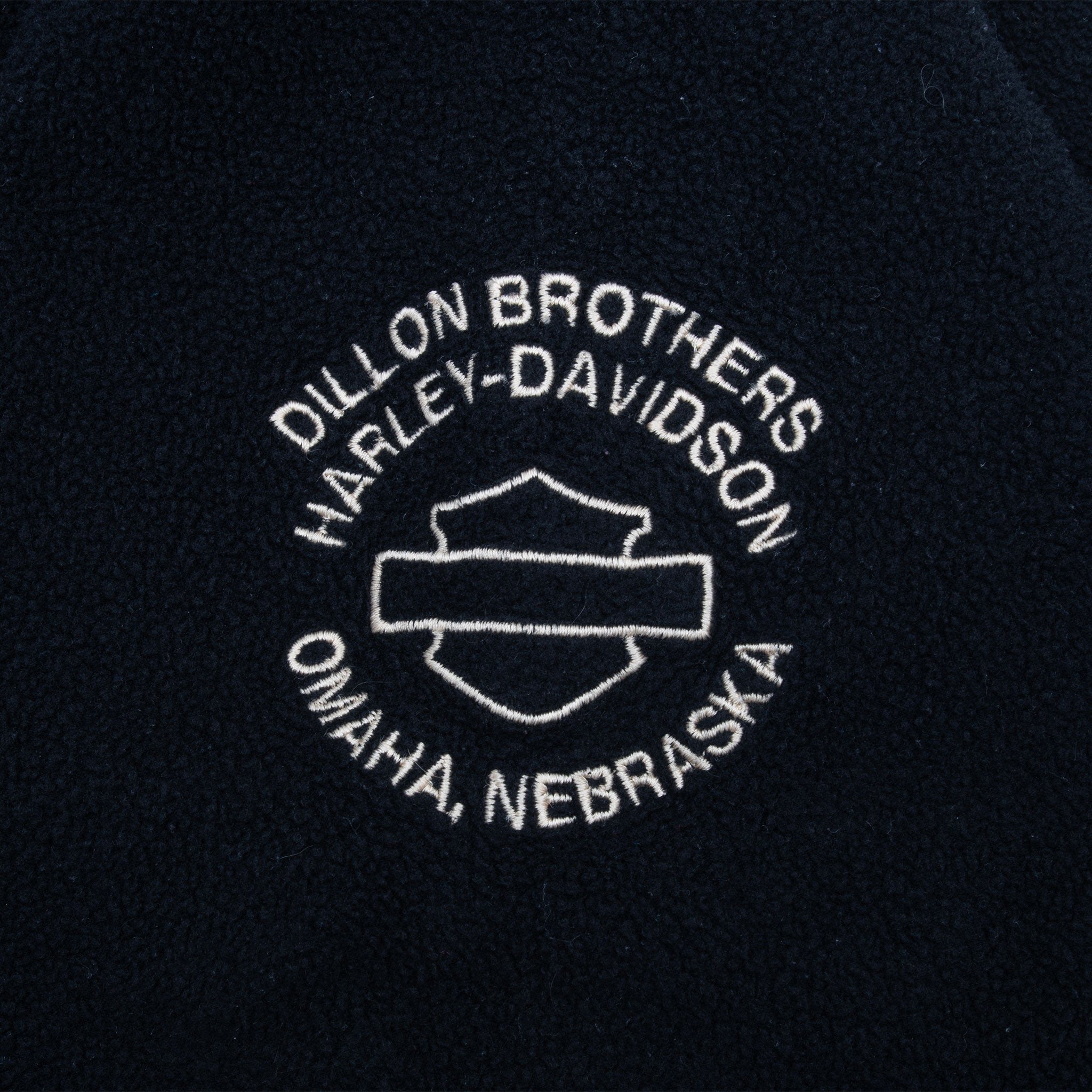 Vintage Harley Davidson Omaha Nebraska Fleece Hoodie Sweatshirt Size Large Women