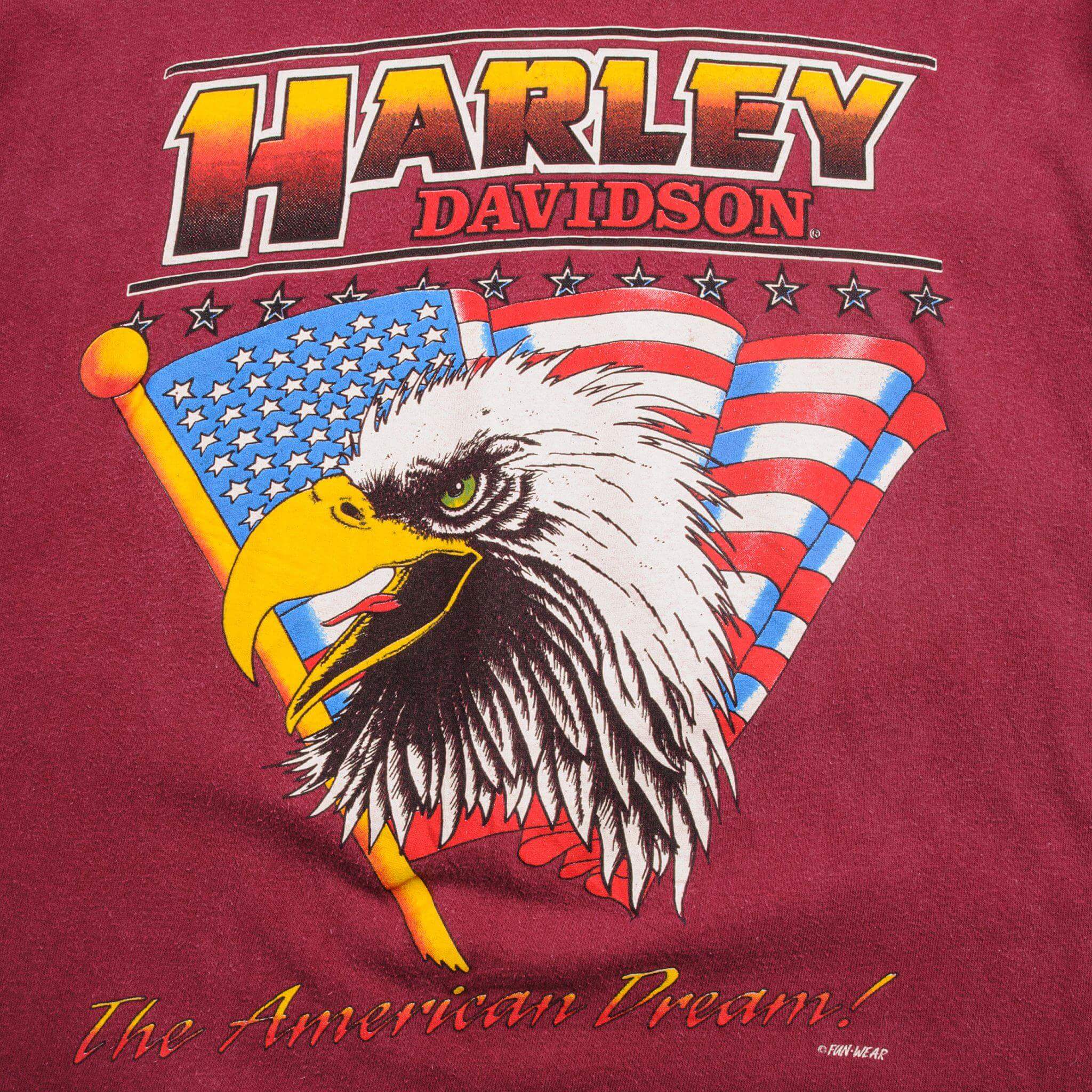 VINTAGE HARLEY DAVIDSON TEE SHIRT SIZE LARGE MADE IN USA