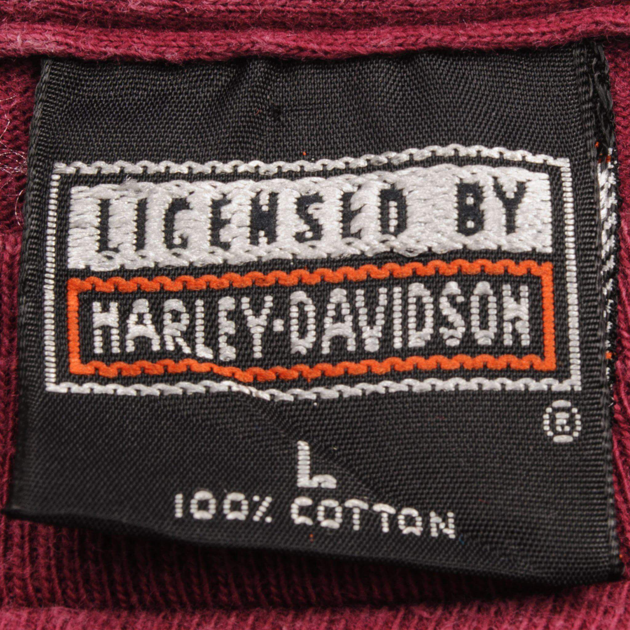 VINTAGE HARLEY DAVIDSON TEE SHIRT SIZE LARGE MADE IN USA