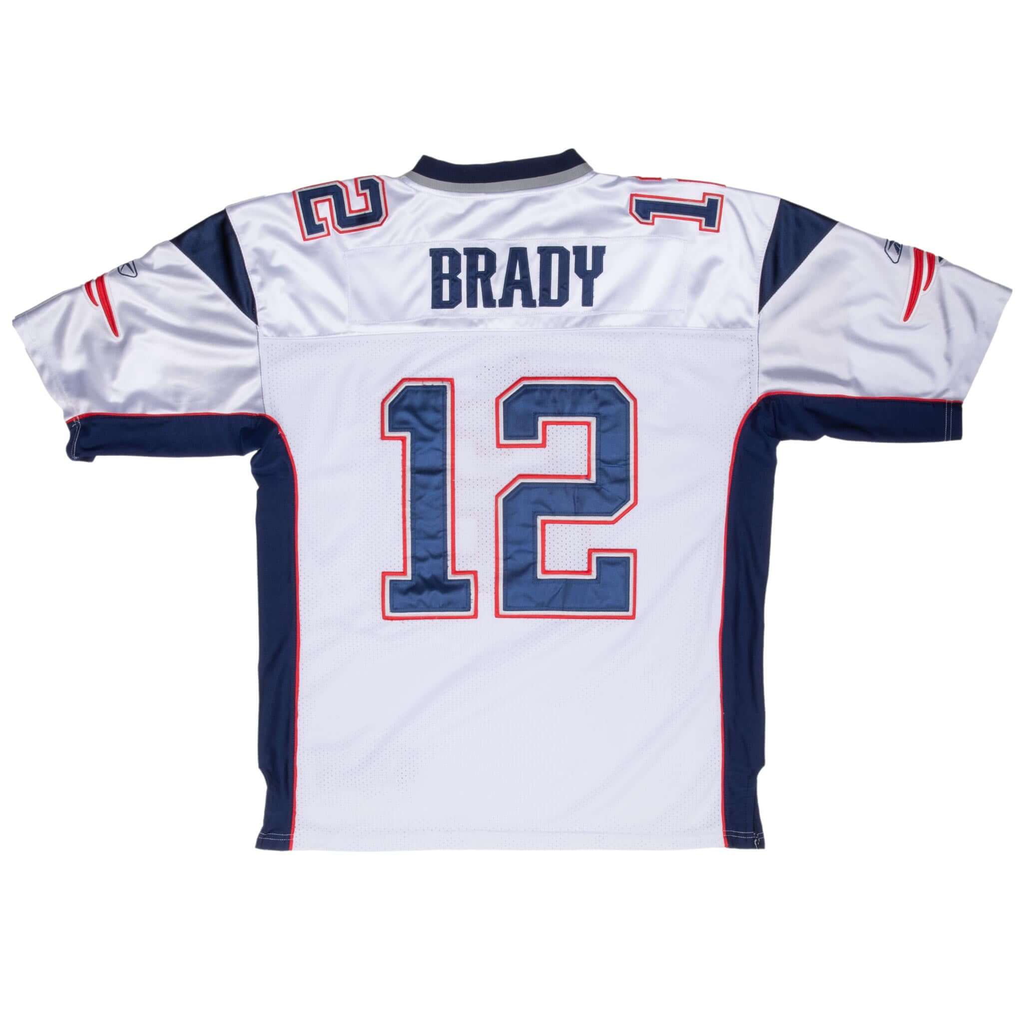Vintage Nfl New England Patriots Tom Brady #12 Reebok Jersey 2000S Size 52