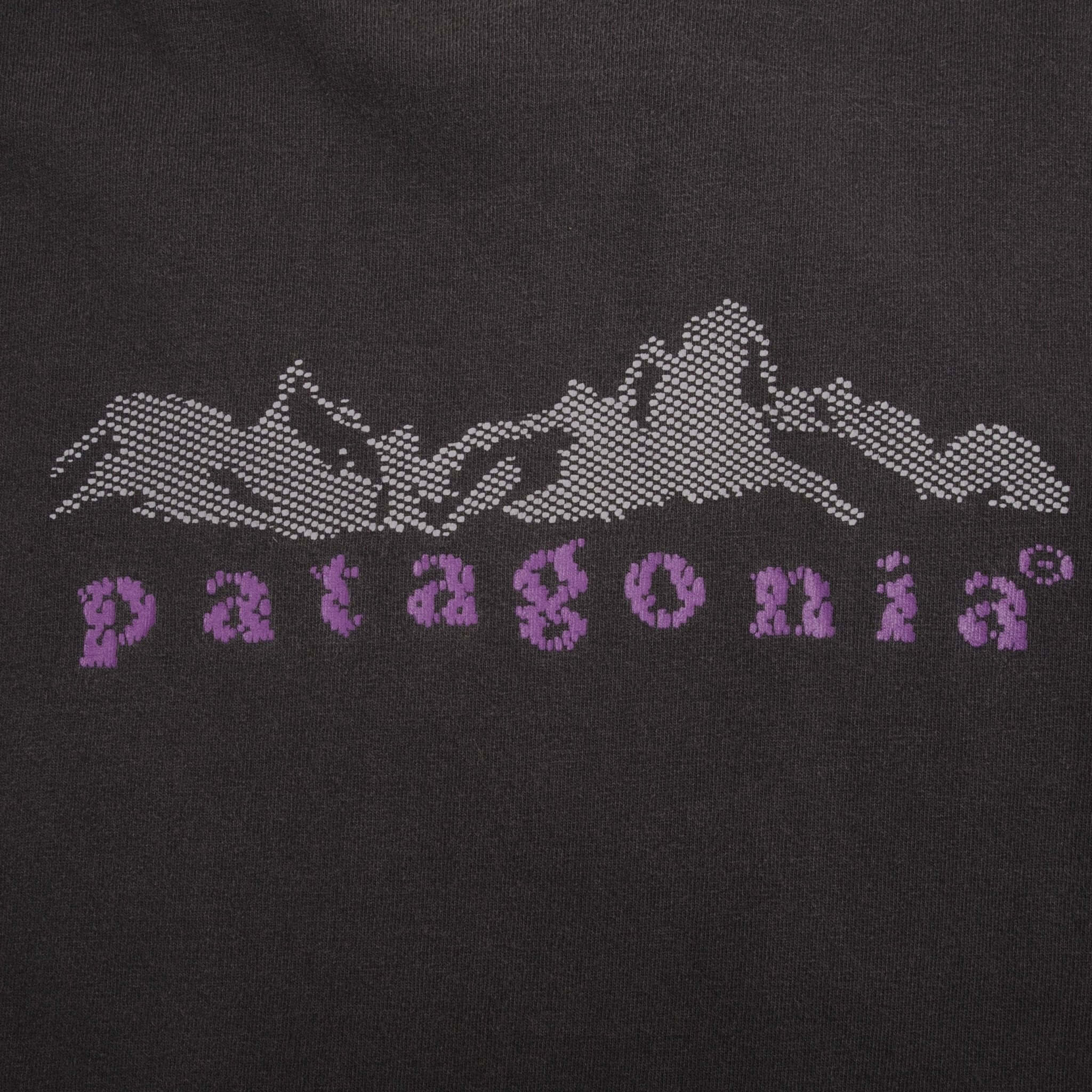 Vintage Patagonia Black Tee Shirt 1990S Size Medium Made In USA
