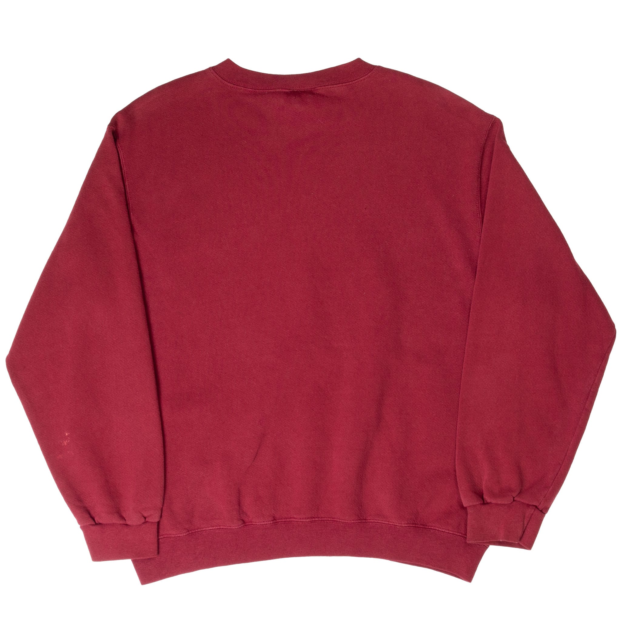 VINTAGE NIKE CLASSIC SWOOSH RED BURGUNDY SWEATSHIRT 2000S MEDIUM